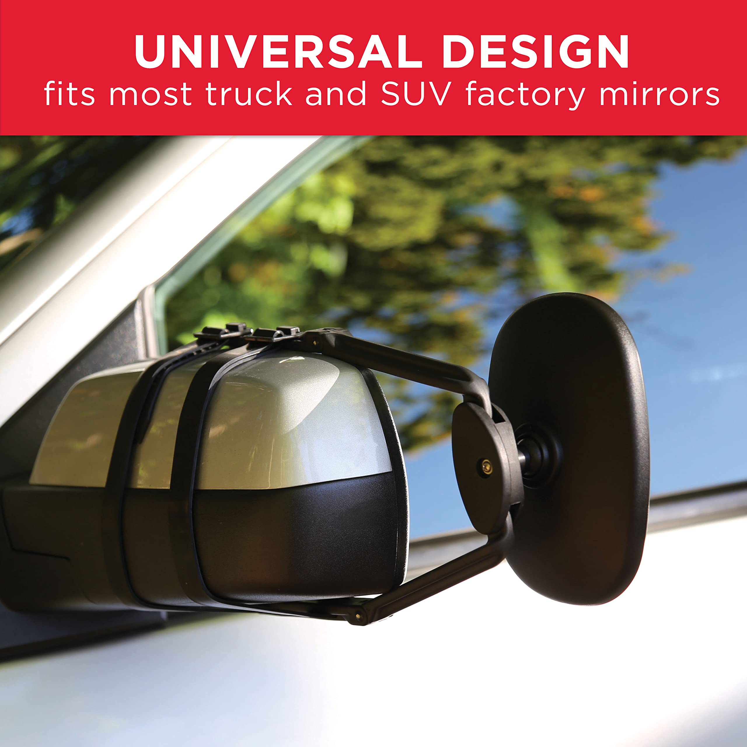 Heavy Duty TOWSMART Clip-on Towing Mirror