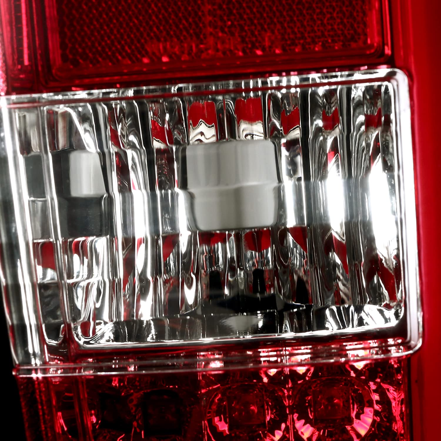 Red LED Sequential Tail Lights SPEC-D TUNING Compatible with 2014-2021 Toyota Tundra, Left + Right Pair Assembly