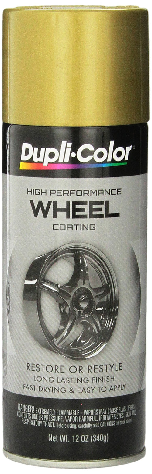 HWP107 Dupli-Color High Performance Wheel Paint - Gold - 12 oz Aerosol Can