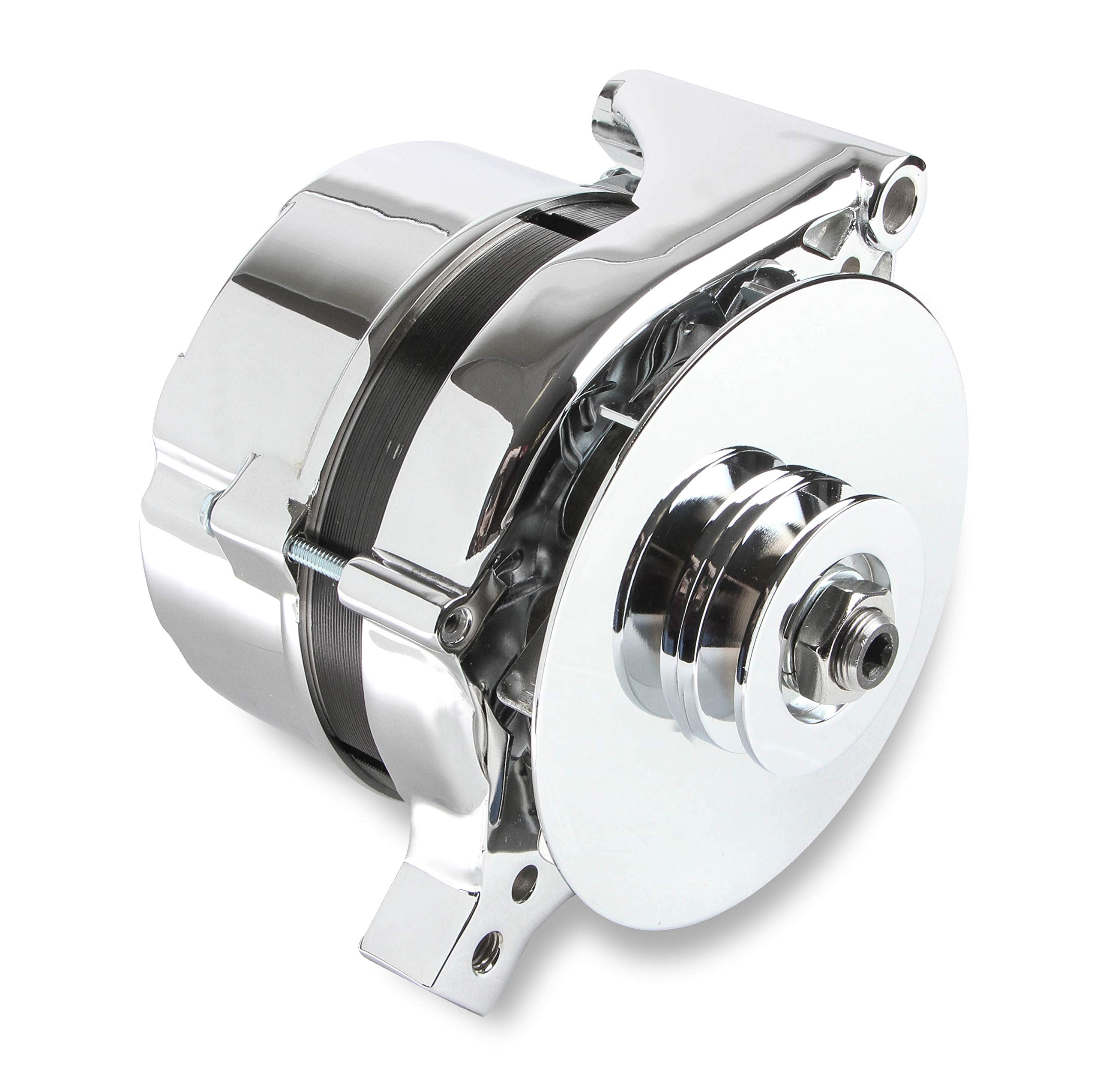 Chrome Mr. Gasket Alternator-Ford
