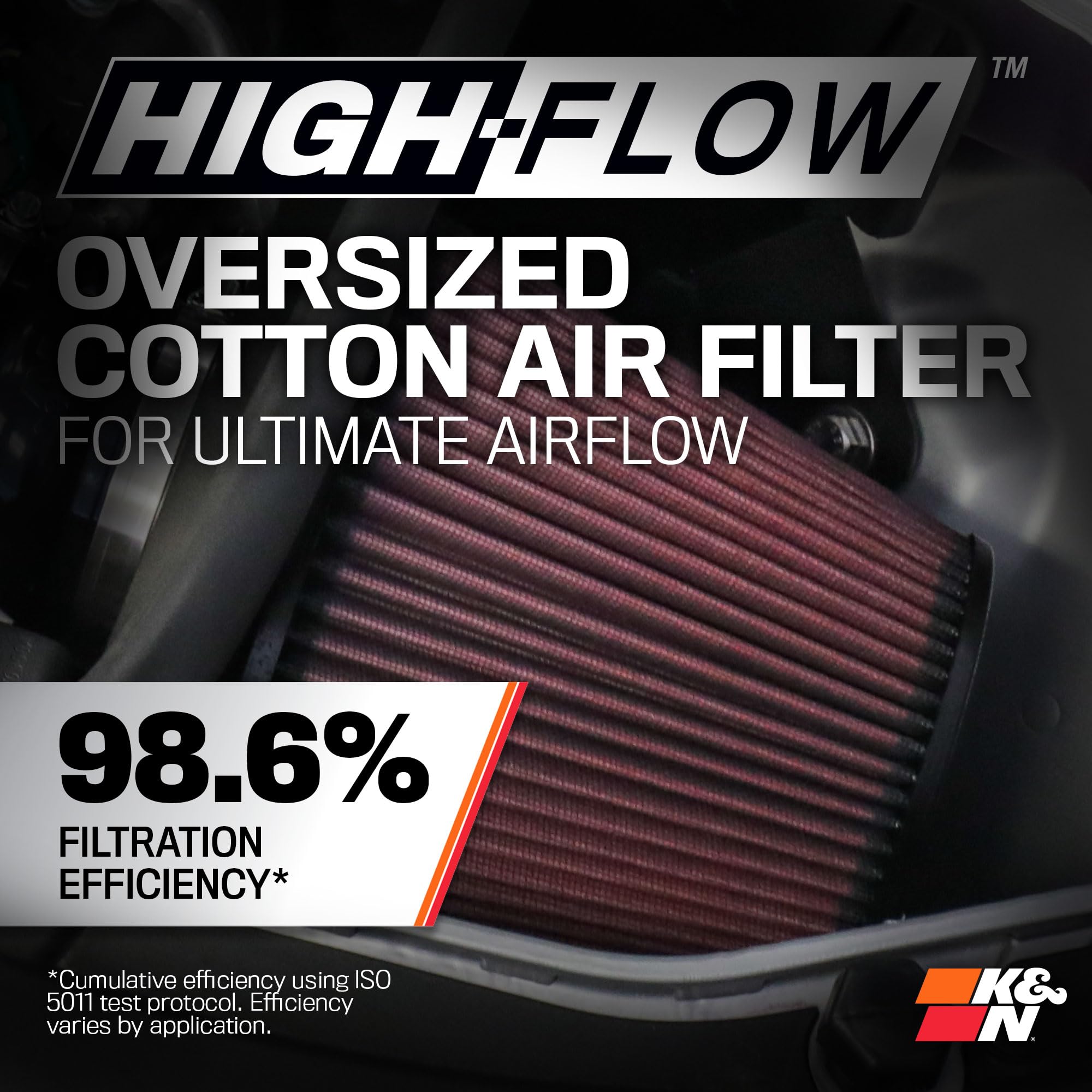 K&N Cold Air Intake System: High-Flow Air Filter, Acceleration & Increase Performance: Compatible with 2011-2019 CHRYSLER/DODGE, 300, 300C, Challenger, Charger, 57-1564