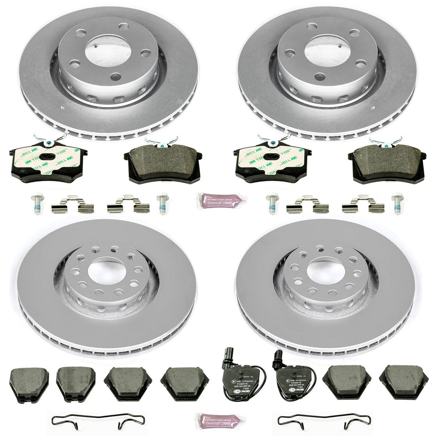 Euro-Stop Brake Kit Power Stop ESK6723 For Volkswagen Passat Front and Rear 2002-2004 [Vehicle Specific]