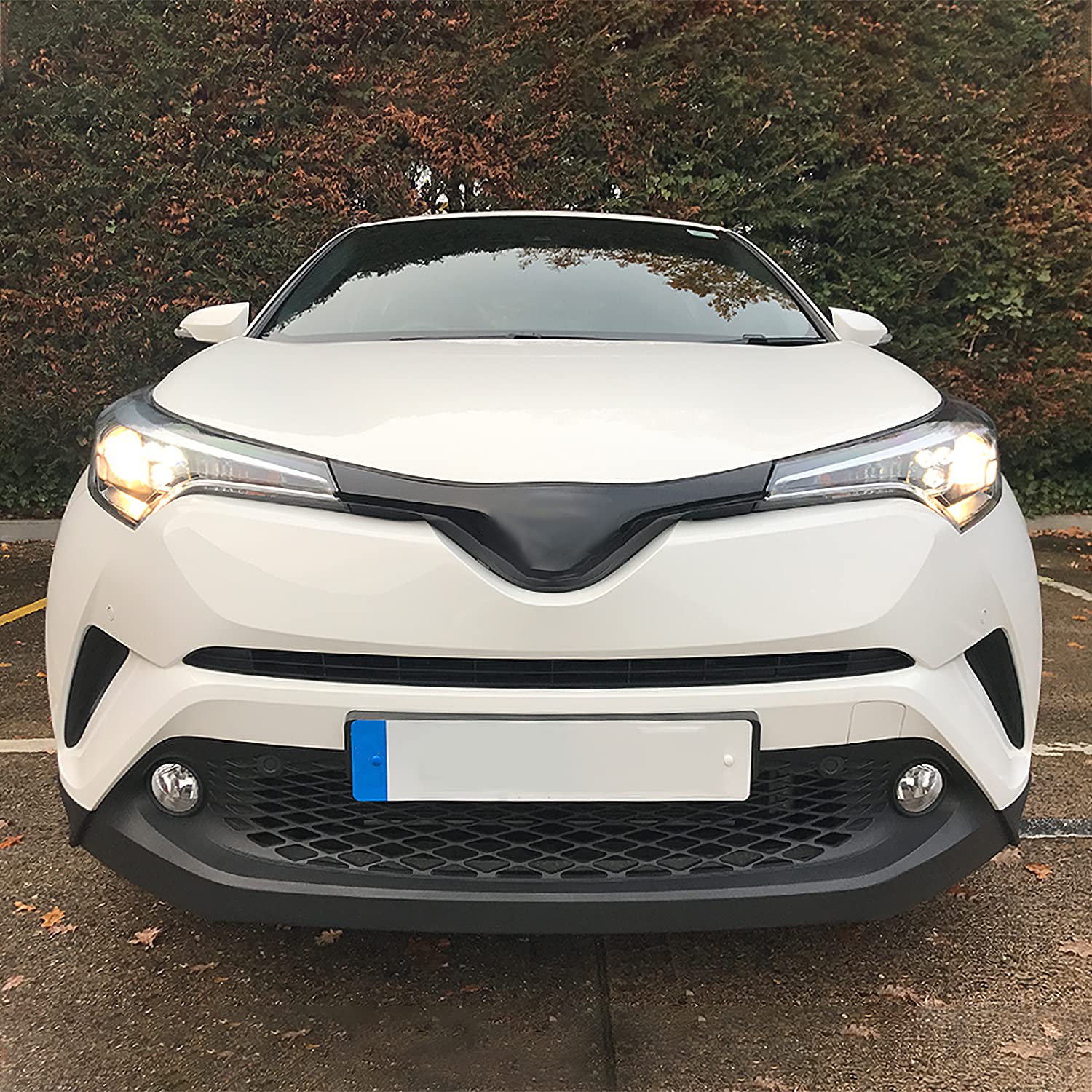 Fog Lights Spec-D Tuning Clear Lens + H11 Bulbs + Switch Included Compatible with Toyota CHR 2018-2019 L+R Pair Assembly