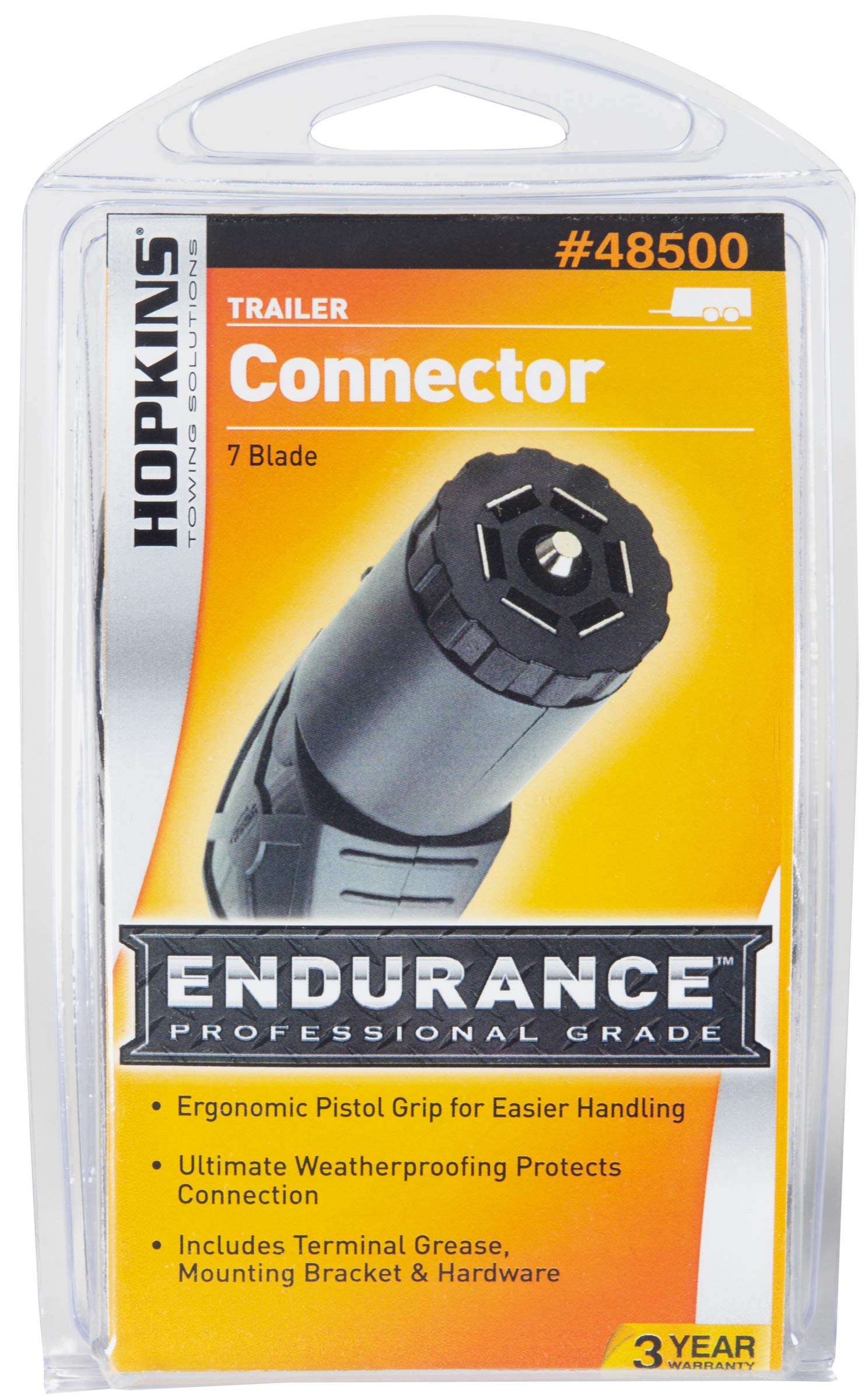Endurance Hopkins Towing Solutions 48500 7-Way Trailer End Plug