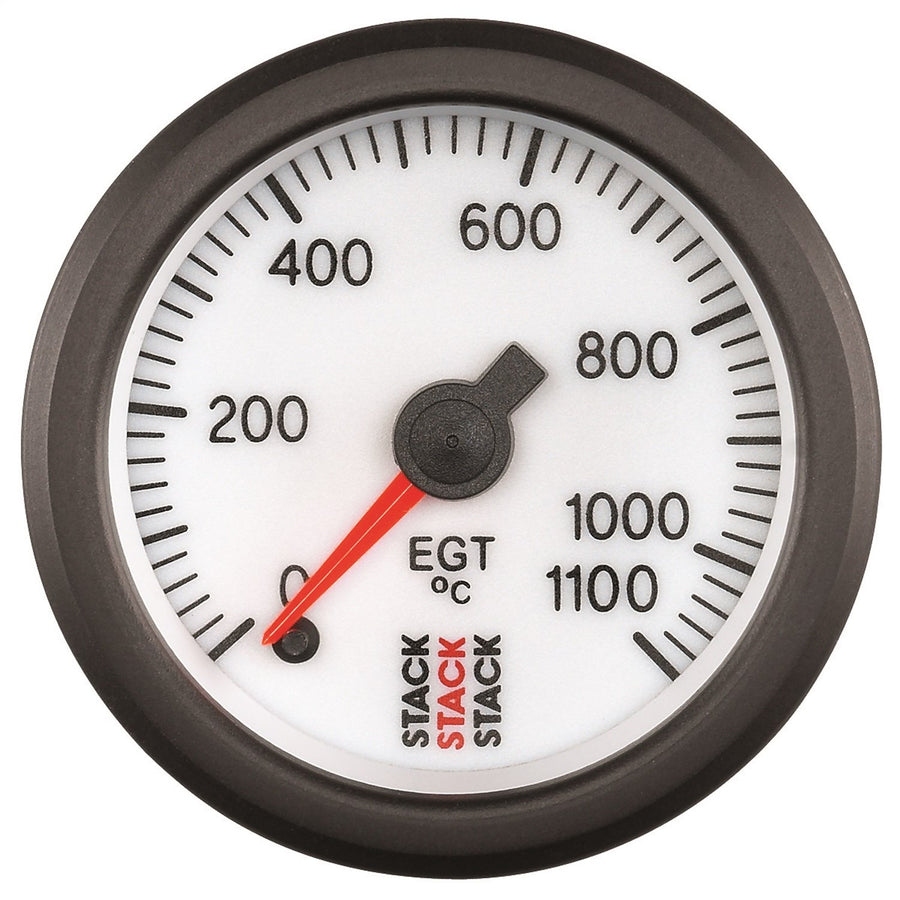 0-1100°C Professional Stack ST3363 White Stepper Motor Exhaust Gas Temperature Gauge