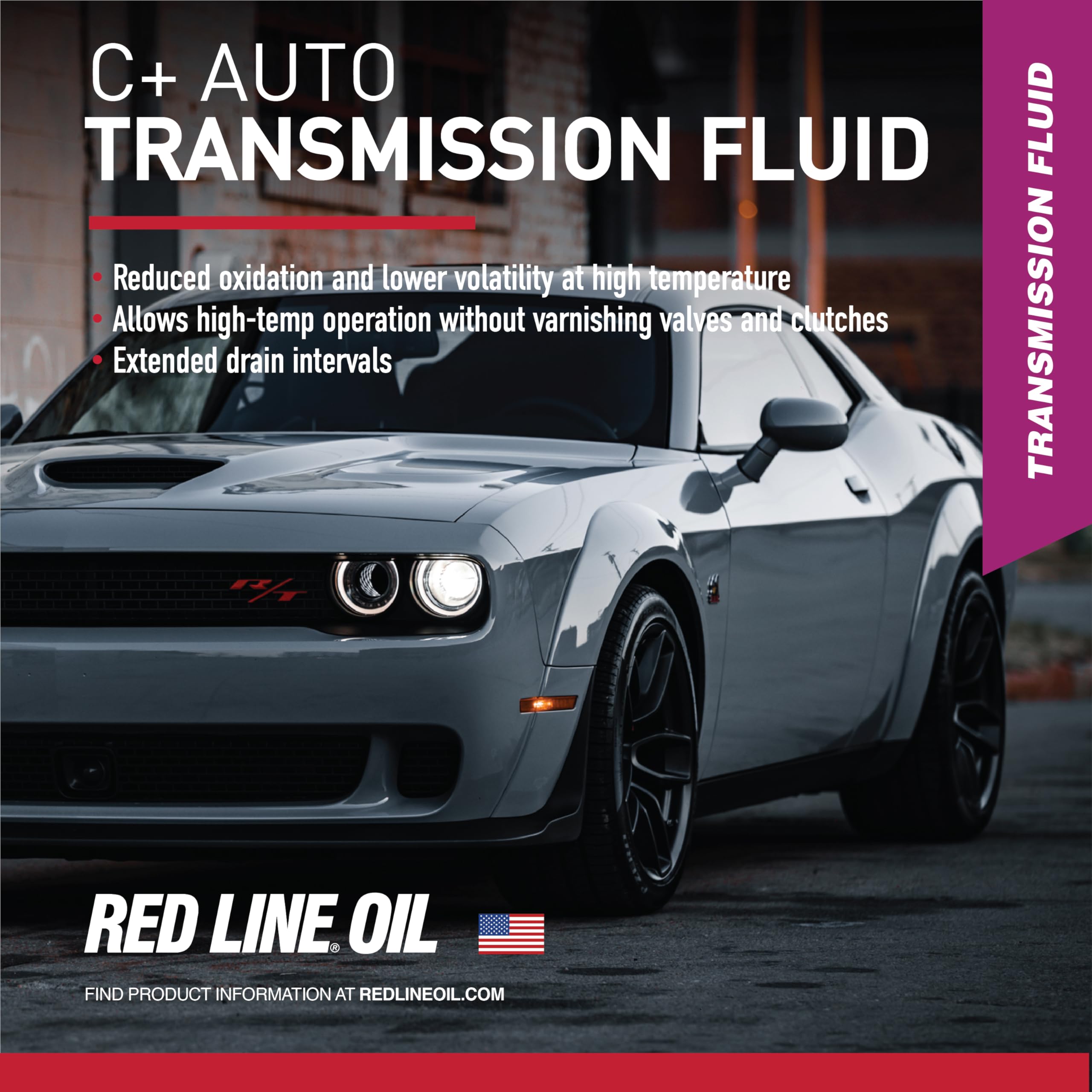 Full Synthetic C+ Automatic Transmission Fluid (ATF) Red Line 30604 - 1 Quart