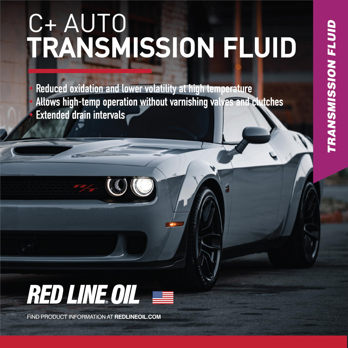 Full Synthetic C+ Automatic Transmission Fluid (ATF) Red Line 30604 - 1 Quart