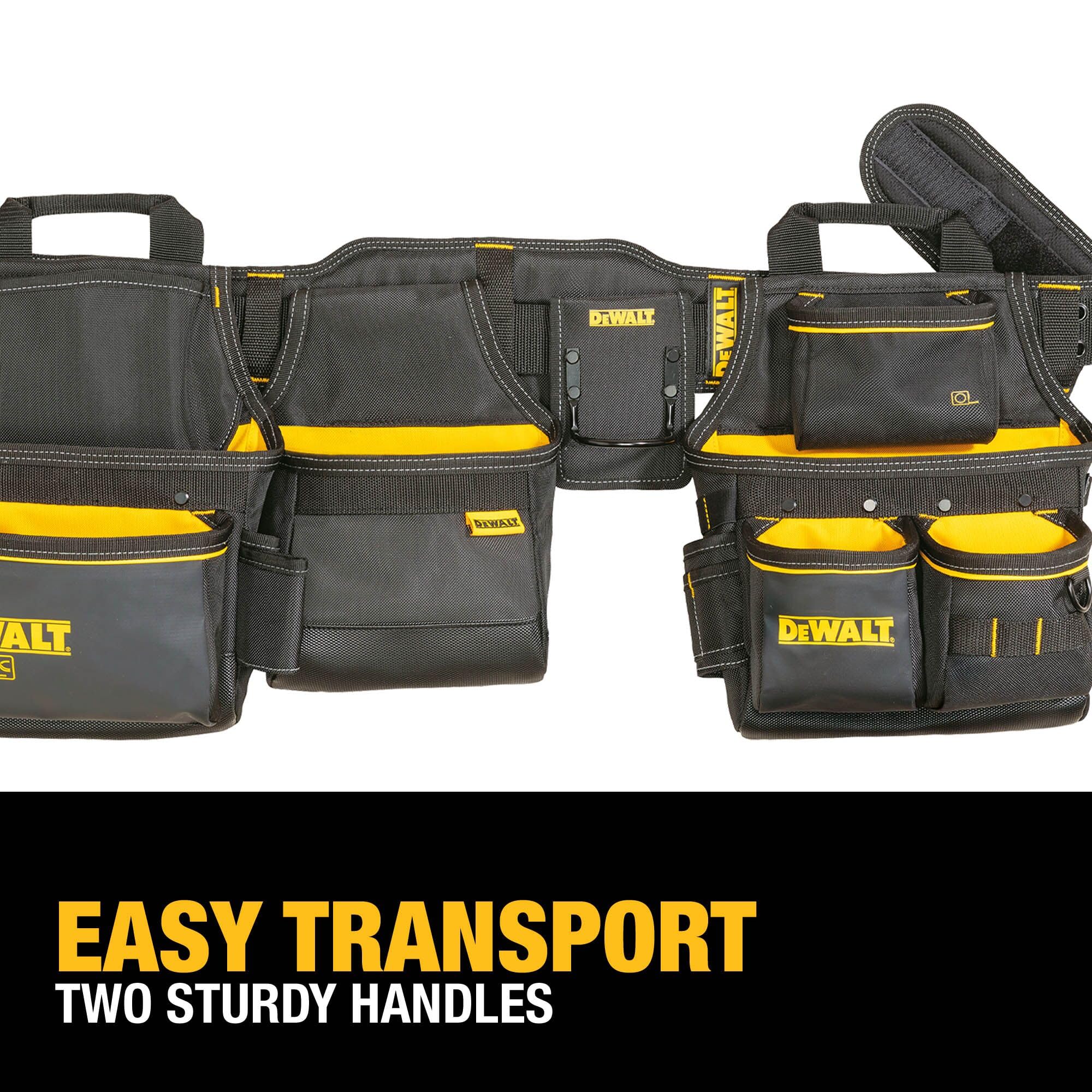 DEWALT 26 Pocket Tool Belt, Durable Professional Belt (DWST540601)