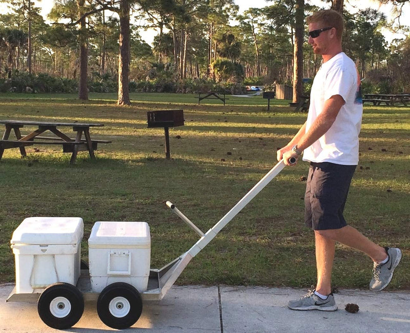 The Alumacart Patented was Designed to haul Large, Heavy & Bulky Items