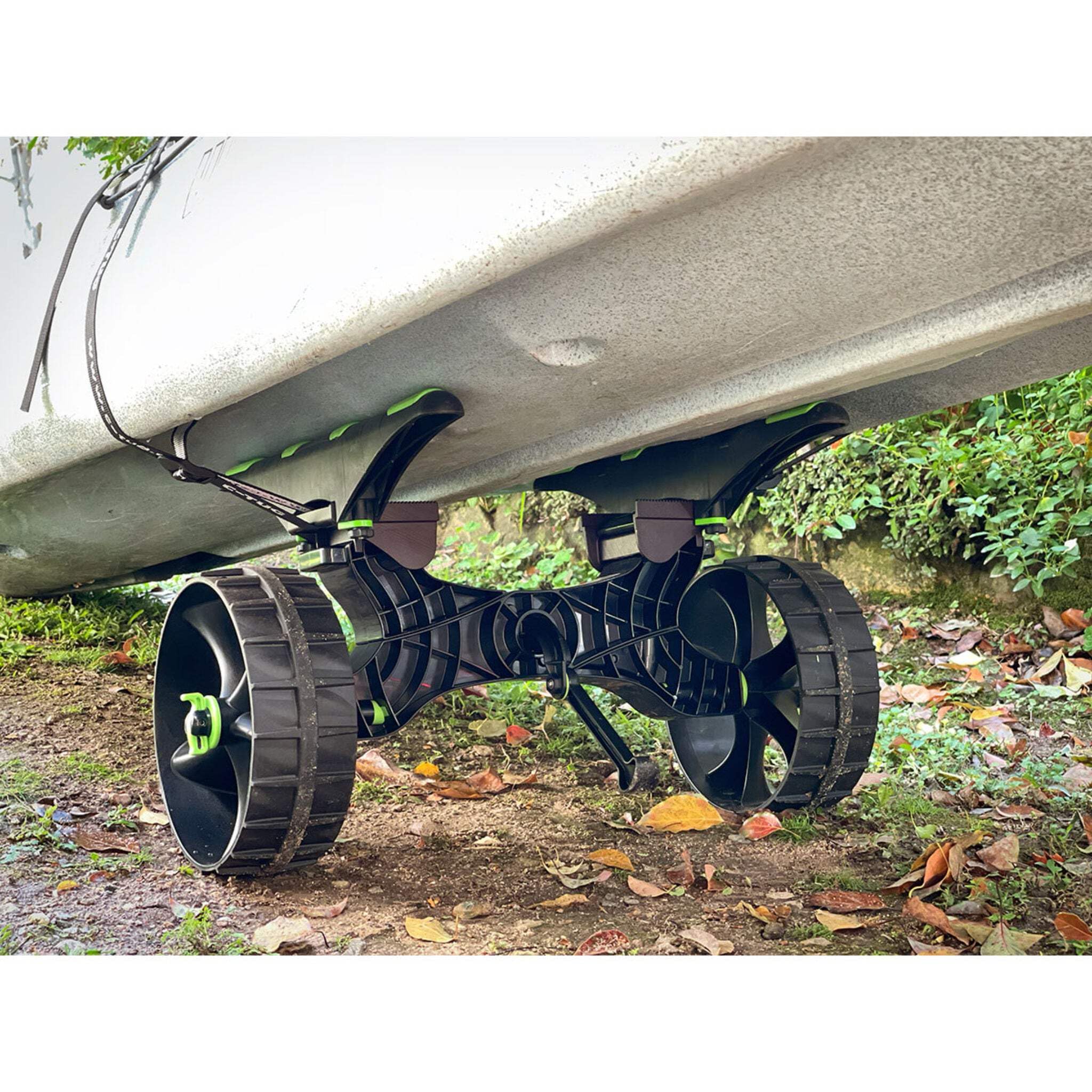 C-Tug R RAILBLAZA Heavy Duty Kayak Cart with Puncture Free Wheels, Adjustable Hull Rails and 220lb Loading Capacity