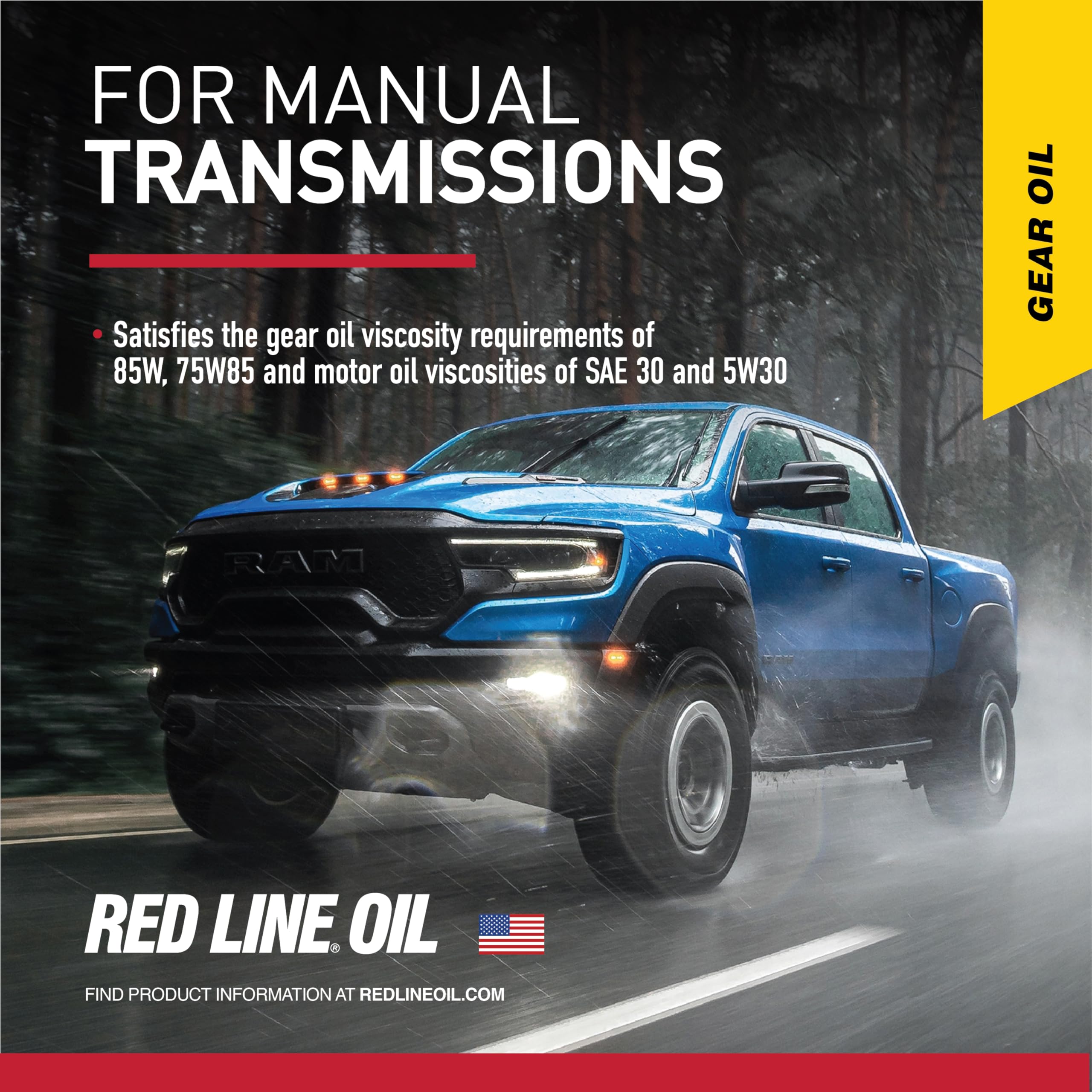 50508 Red Line MT-85 Manual Transmission 75W85 GL-4 Gear Oil - 55 Gallon Drum