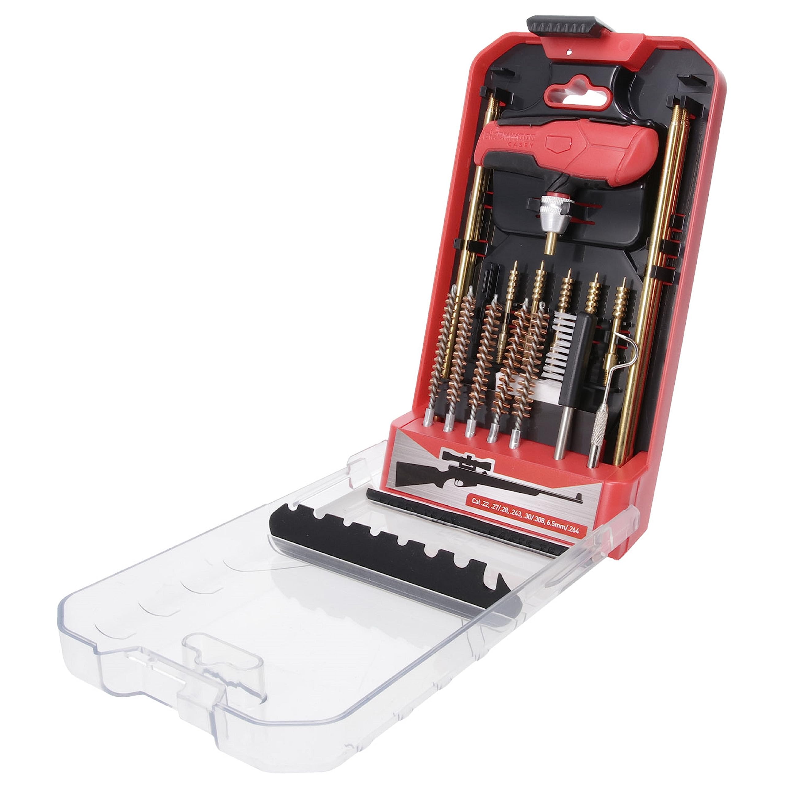 Durable Birchwood Casey Versatile Maintenance Gun Cleaning Kit | Brushes, Jags, Rod, T-Handle & Case Included | for Rіflе