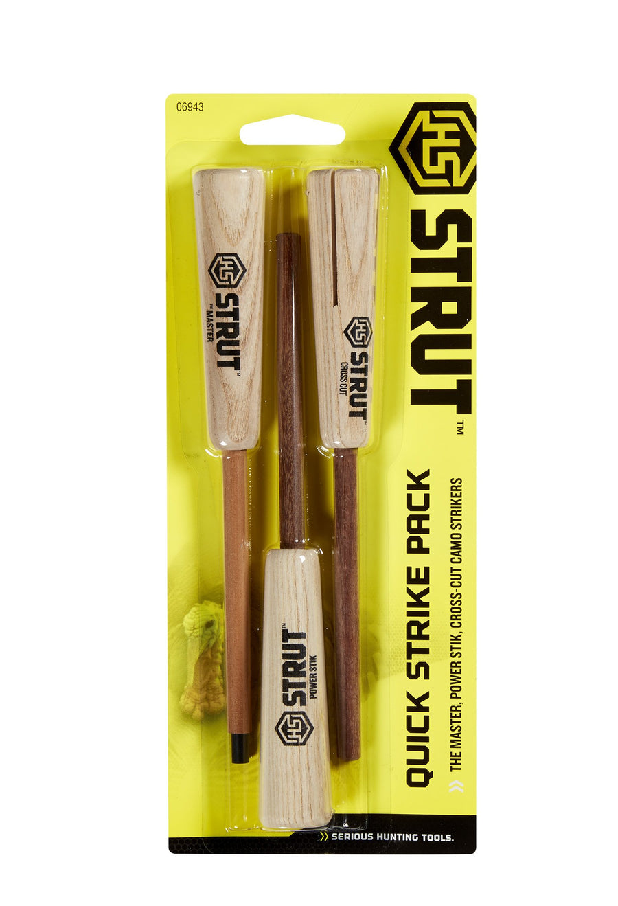 H.S. Strut Quick Strike Hunters Specialties Easy-to-Use Weather Resistant Peg Pack of 3