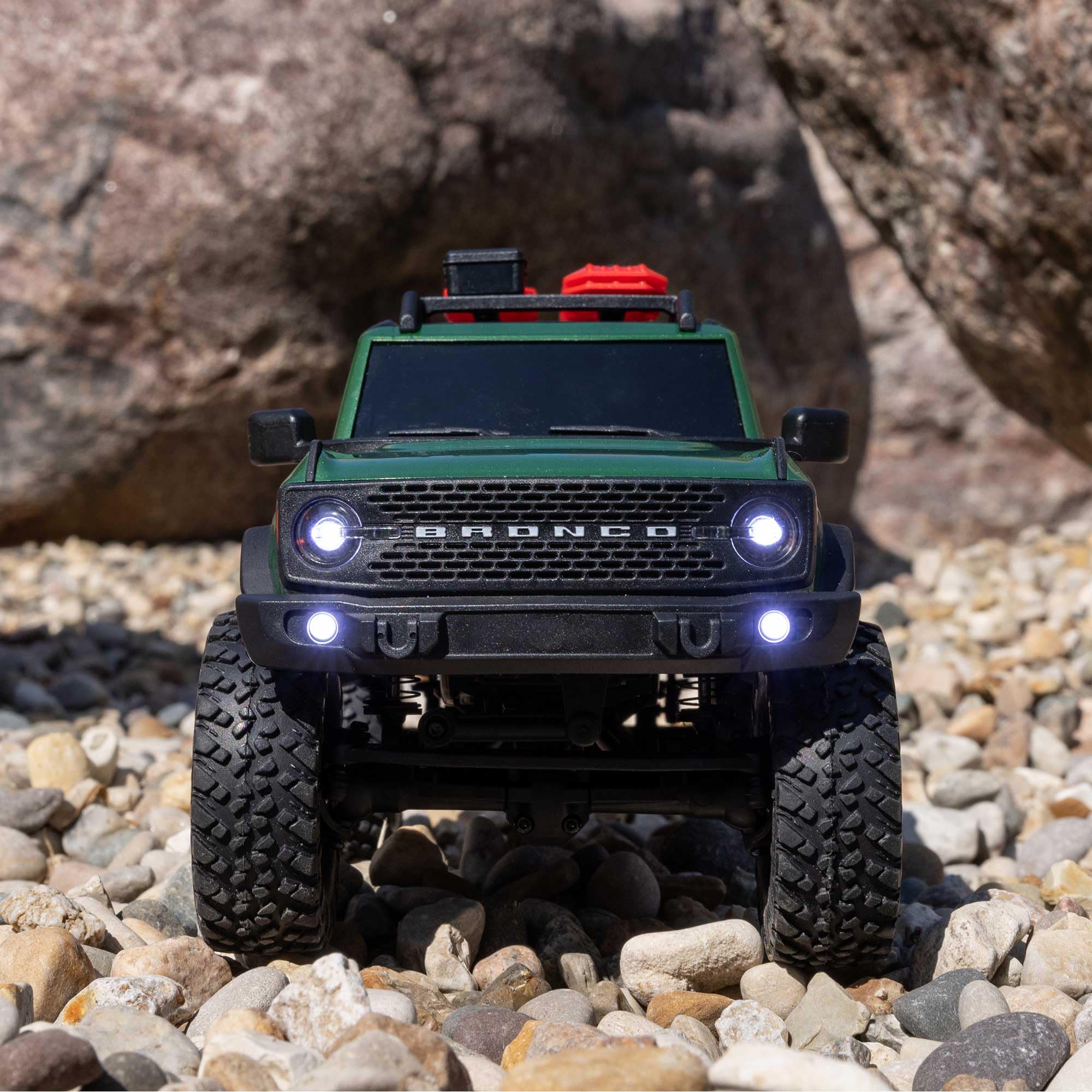 Axial RC Truck 1/24 SCX24 4X4 Ford Bronco RTR Brushed Rock Crawler (Battery & Charger Included), Green, AXI00006V2T5