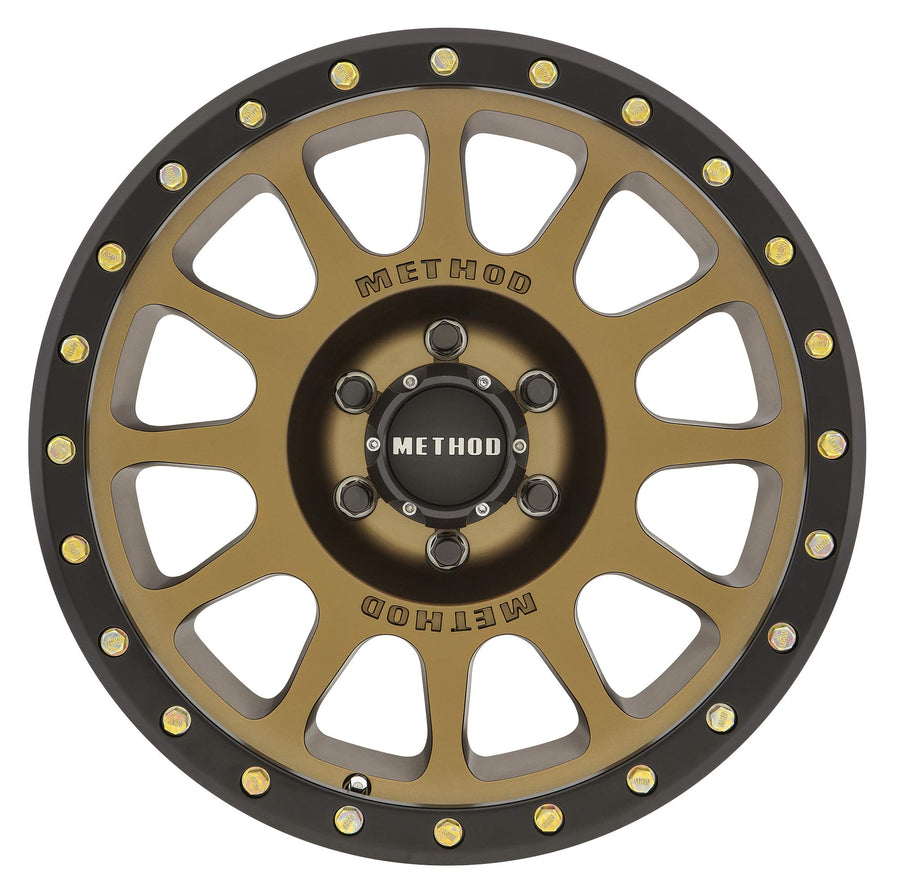 Method Race Wheels 305 NV 17x8.5" Method Bronze/Black Street Loc 6x5.5", 0mm offset 4.75" Backspace, MR30578560900