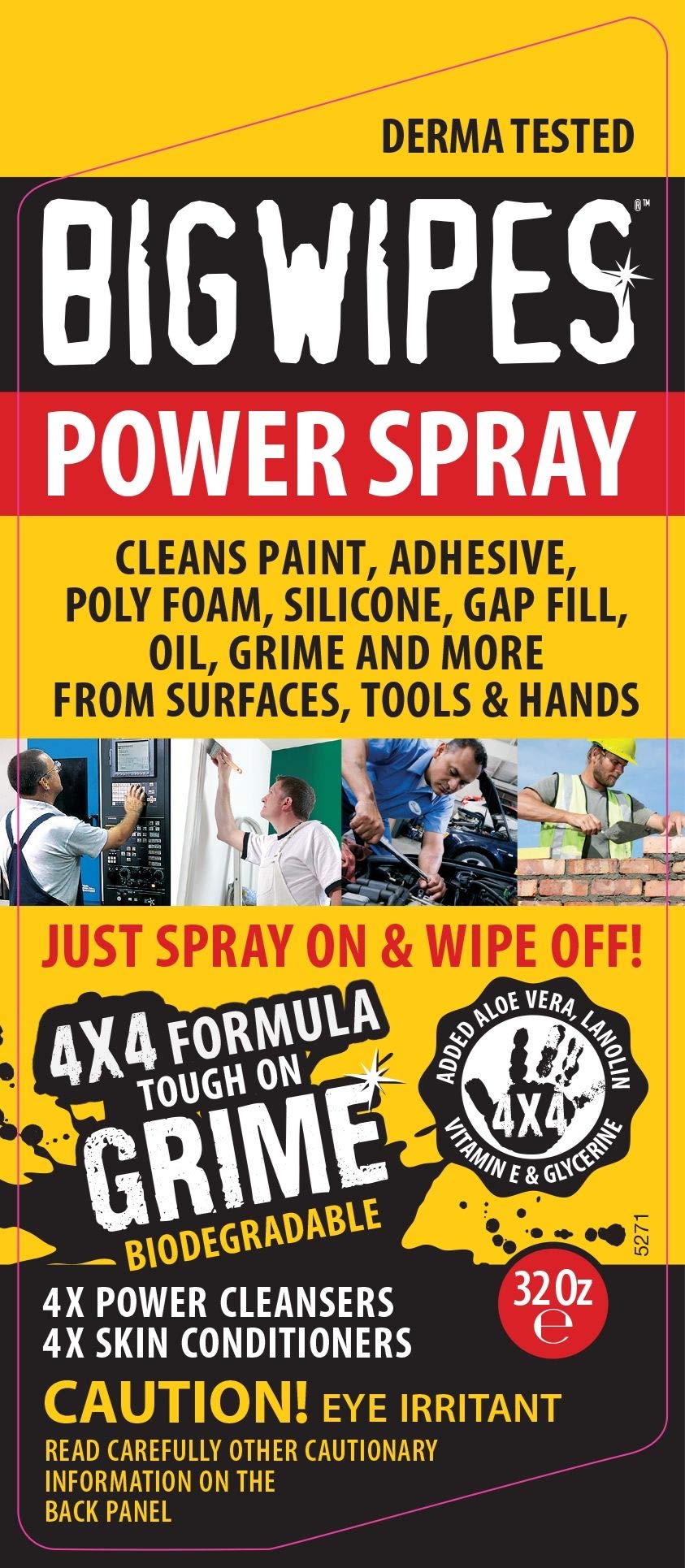 Power Spray Big Wipes 32oz