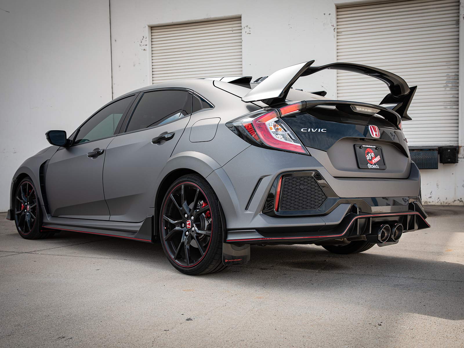 Takeda aFe 2.5in 304SS Axle-Back Exhaust System 17-19 Honda Civic Type R L4-2.0L (t)