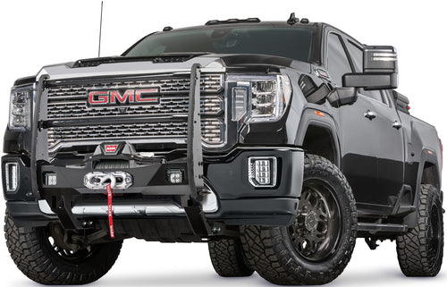 Trans4mer Gen III WARN 107525 Bracket Kit, Fits: GMC Sierra HD 2500/3500 (2020-2021), Black