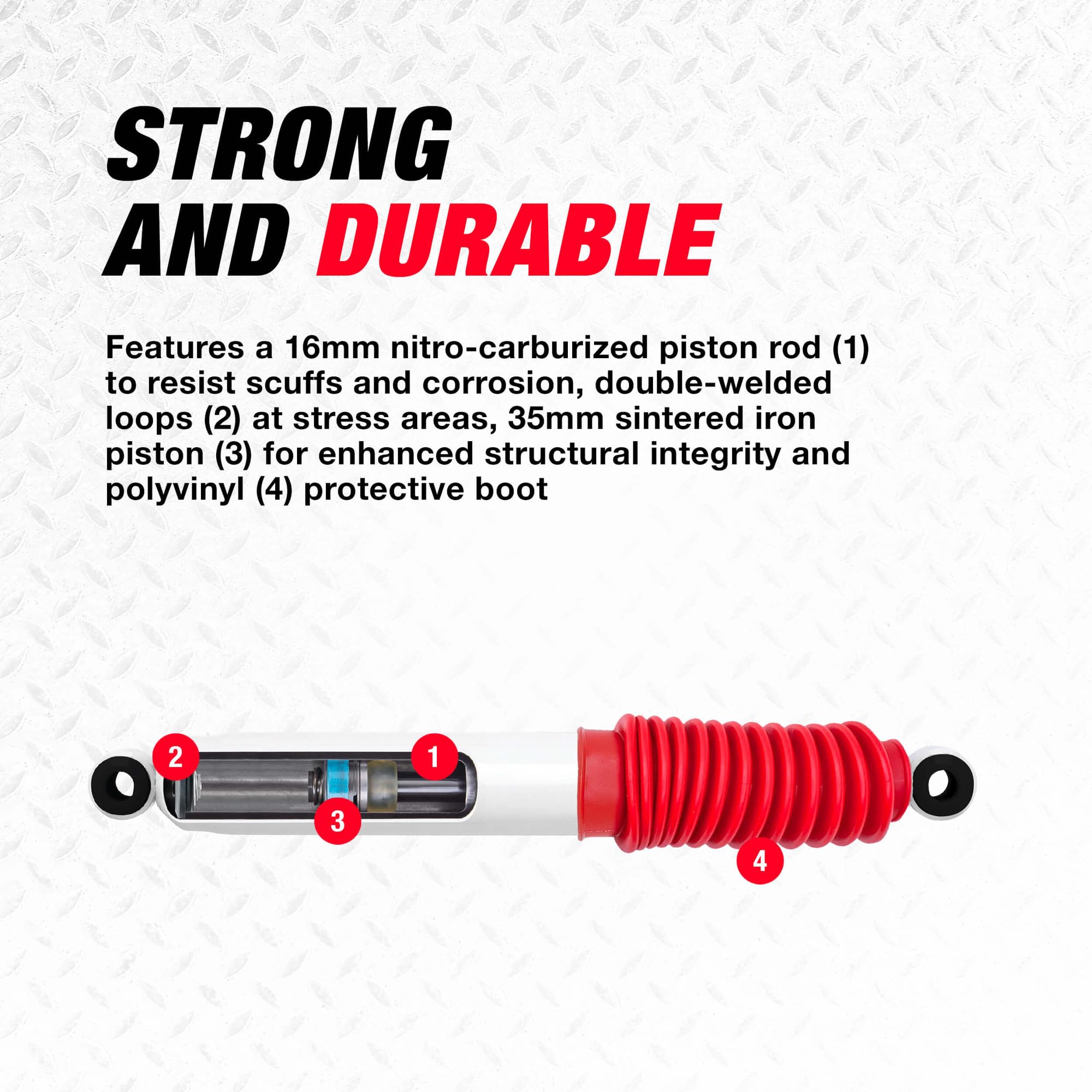 RS55214 Rancho RS5000X Suspension Shock Absorber