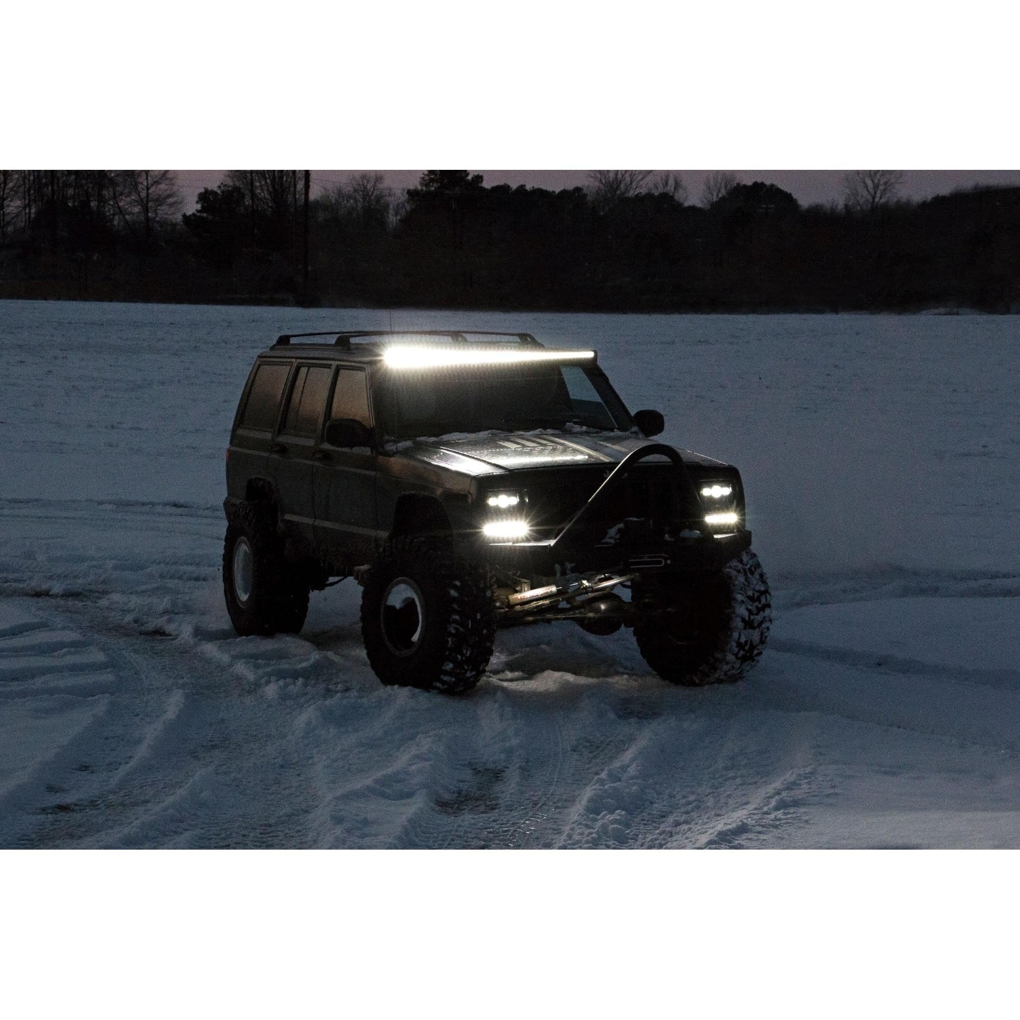 4.5" Rough Country Lift Kit w/V2 Shocks for 84-01 Jeep Cherokee XJ 4WD - 62370