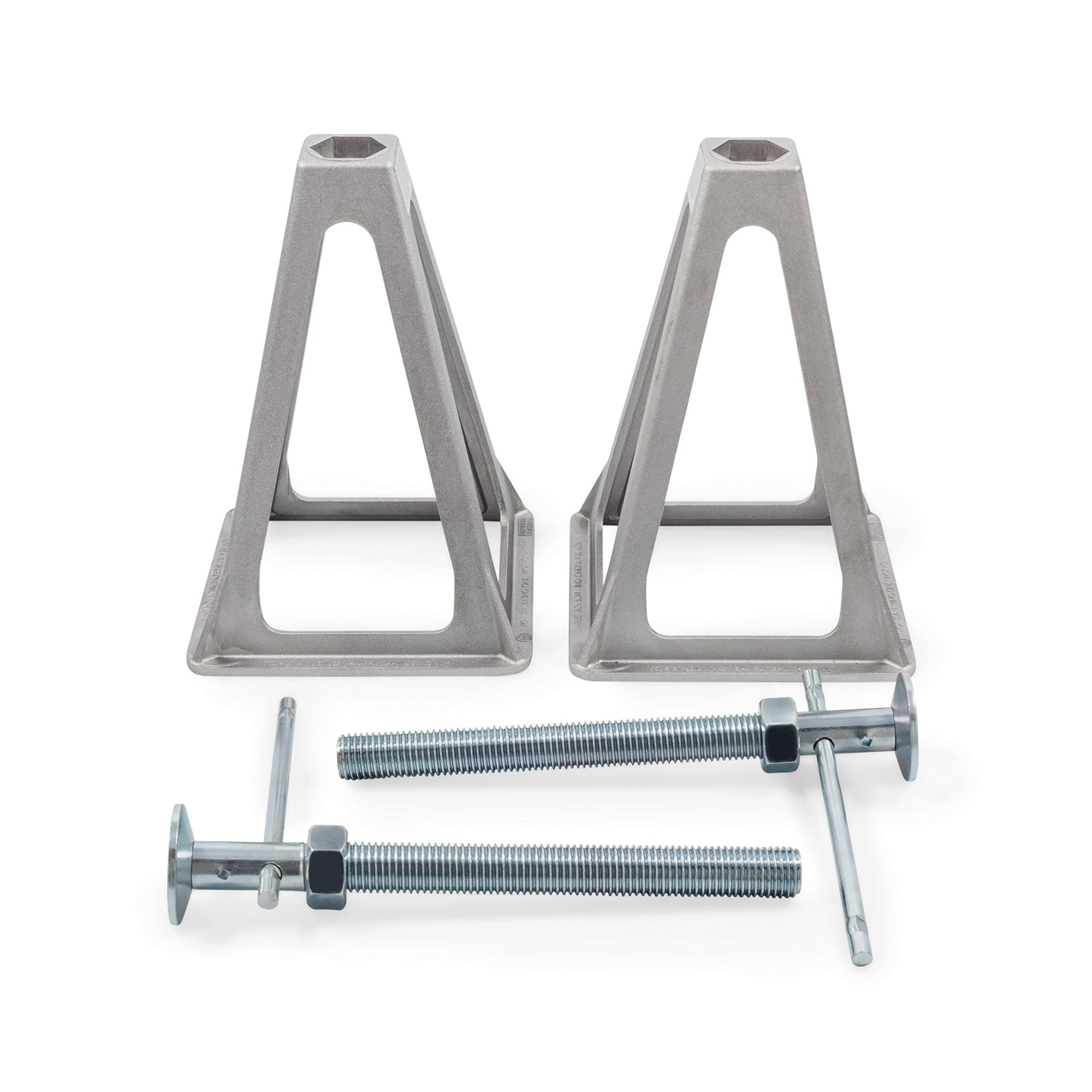 Camco Stack Jacks Aluminum - Stabilize and Level Your RV Or Camper - 2 Pack (44561)