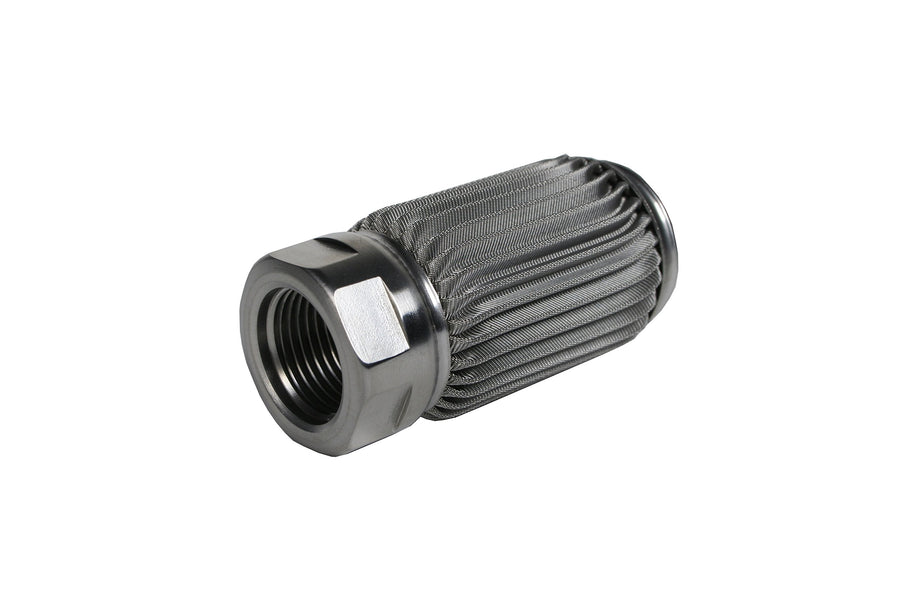 Replacement Filter Aeromotive 12606 Element Only, Crimp Construction, 100-Micron Stainless Mesh