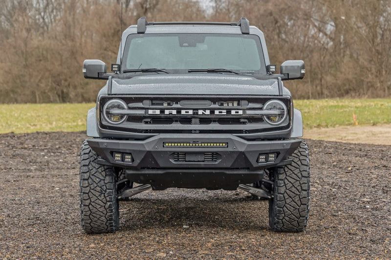 Rough Country Full Width LED Front Bumper for 2021-2024 Ford Bronco - 51076