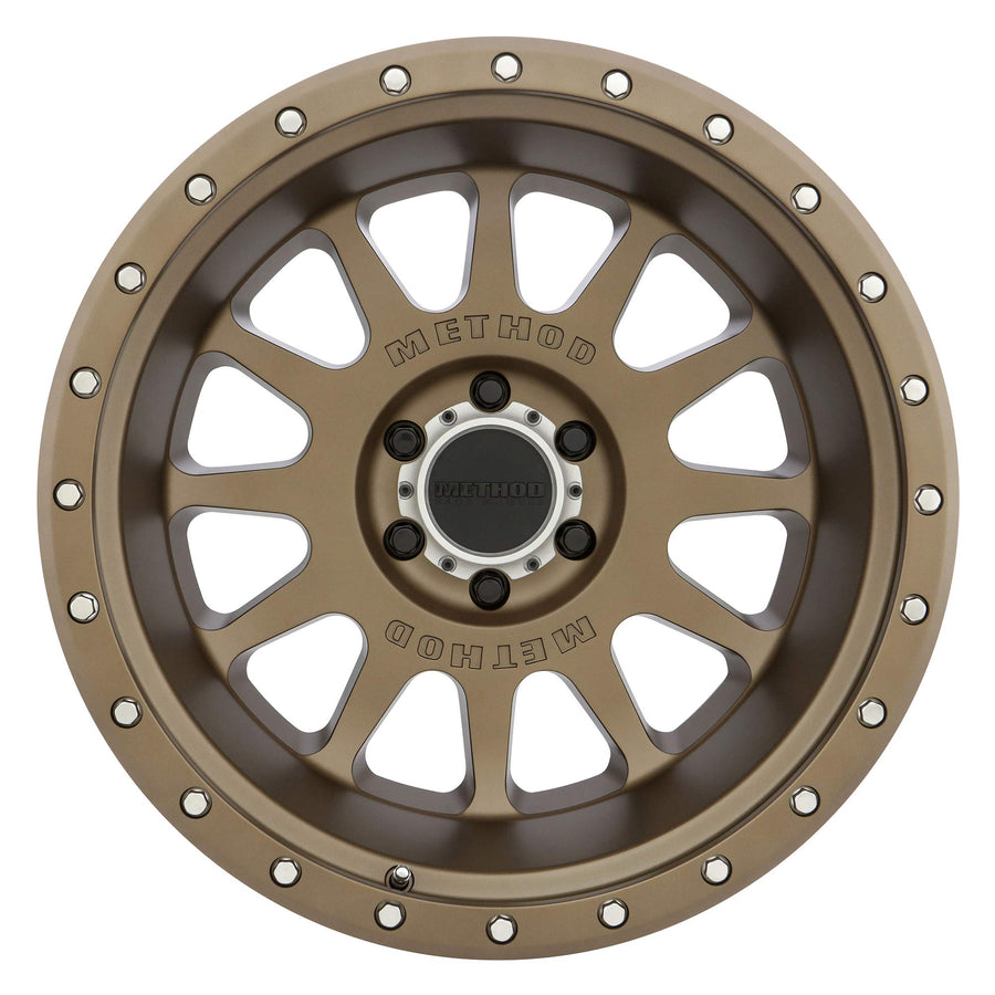 Method Race Wheels 20x10" 605 NV Bronze 6x5.5", 24mm offset 4.55" Backspace, MR60521060924N