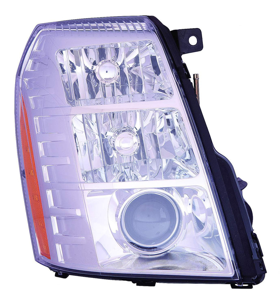 For Cadillac Escalade/ESV/Chevy Tahoe/GMC Yukon 09-14 ACK / Hybrid 09-13 Headlight with HID Type(09 2ND DESIGN) Passenger Side CAPA | DOT Certified 20806109 | GM2503348C