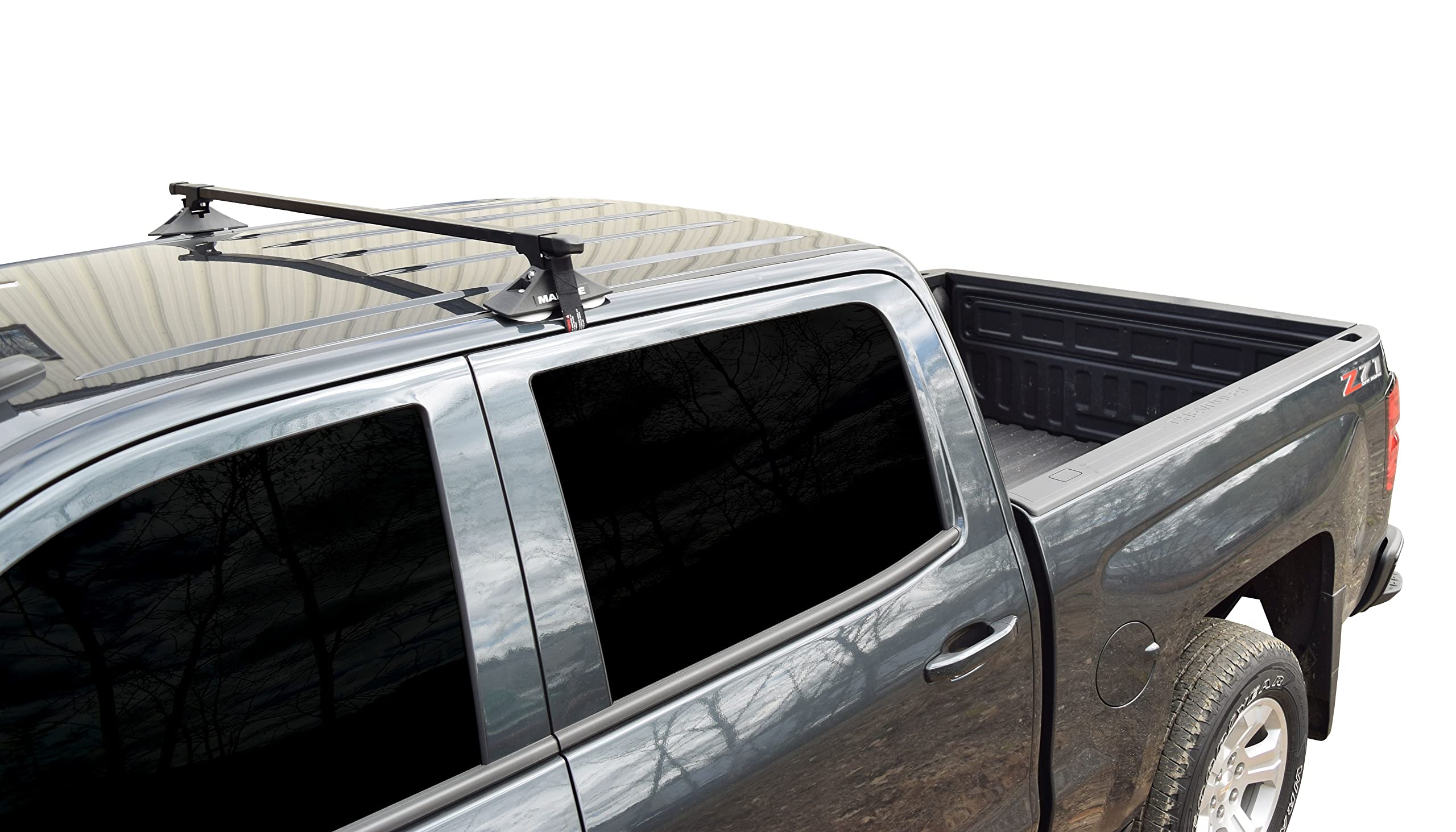 VersaRail™ Single Roof Rack - Square Crossbar - Bare Roof - Steel - 58" Long