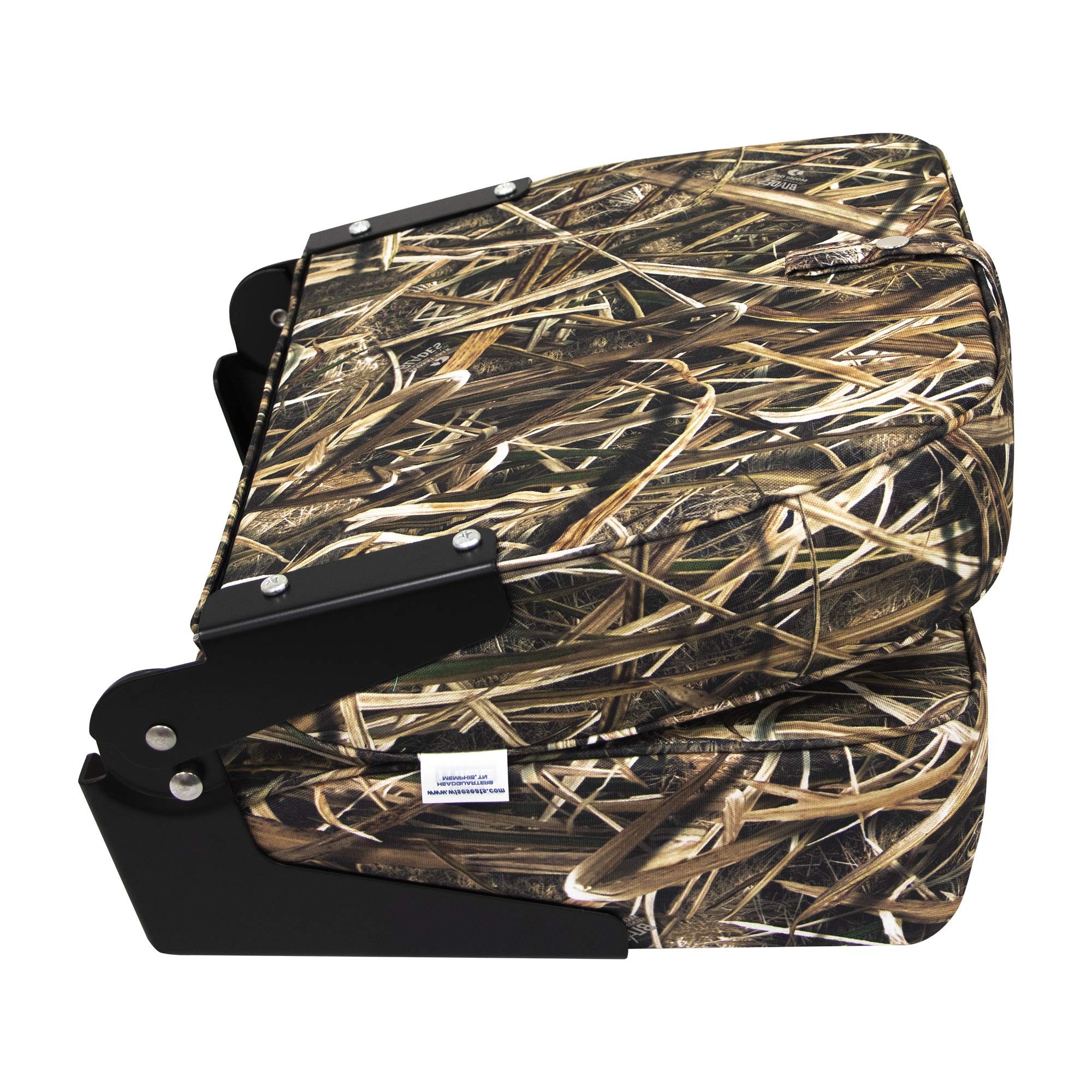 Camo Low Back Wise 8WD618PLS-728 Boat Seat, Shadowgrass Blades