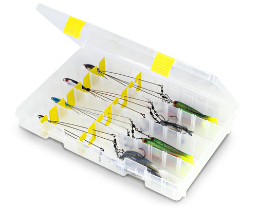 3700 Size Plano Alabama Rig Box with Yellow Dividers
