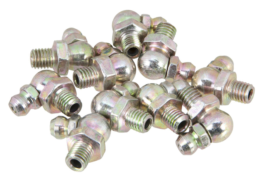 W54244 Performance Tool 1/4-Inch x 28-Inch 90 Grease Fitting, (Pack of 10)