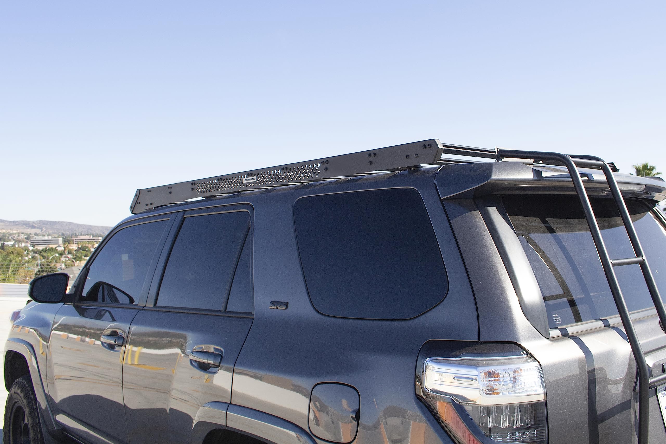 Ceros Go Rhino Low Profile Roof Rack | Aluminum, Textured Black | 5933001T | Fits 2010 - 2023 Toyota 4Runner