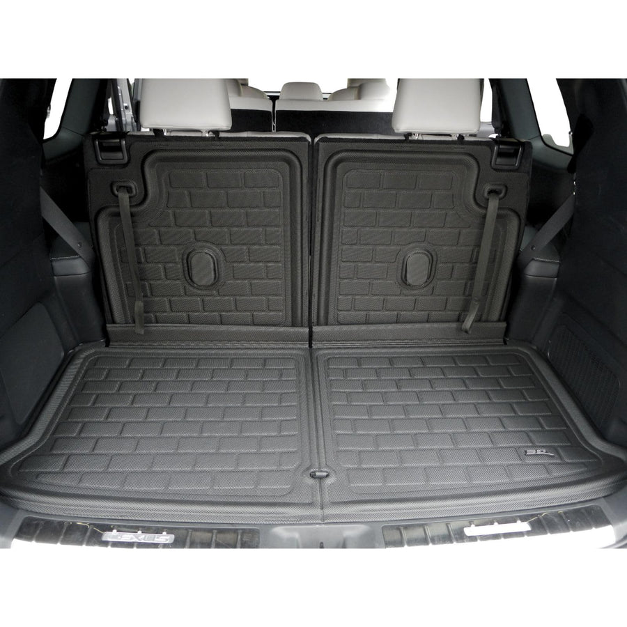 3D MAXpider Kagu Custom Fit Cargo Liner (Black) Compatible with Lexus TX 2024-2026 Manual - Behind 3rd Row Seatback Protecter & Cargo Liner