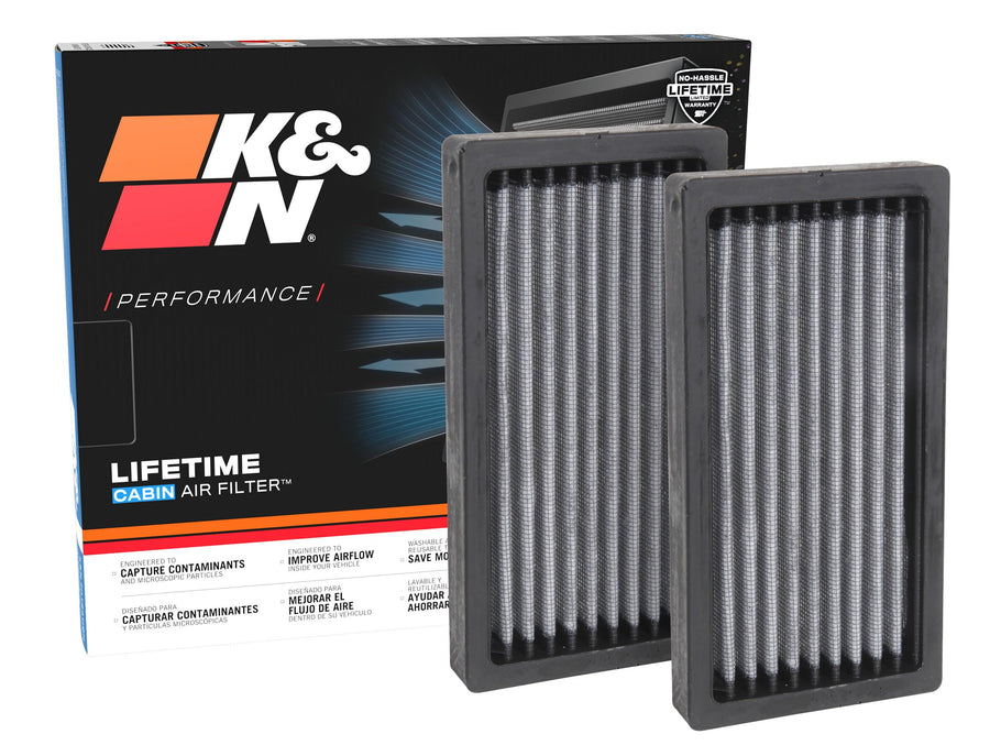 Cabin Air Filter K&N LIFETIME: Premium, Washable, Clean Air for your Cabin: Compatible with 2006-2014 Dodge/Jeep/Lincoln: Nitro, Cherokee, Liberty, MKZ, VF1016