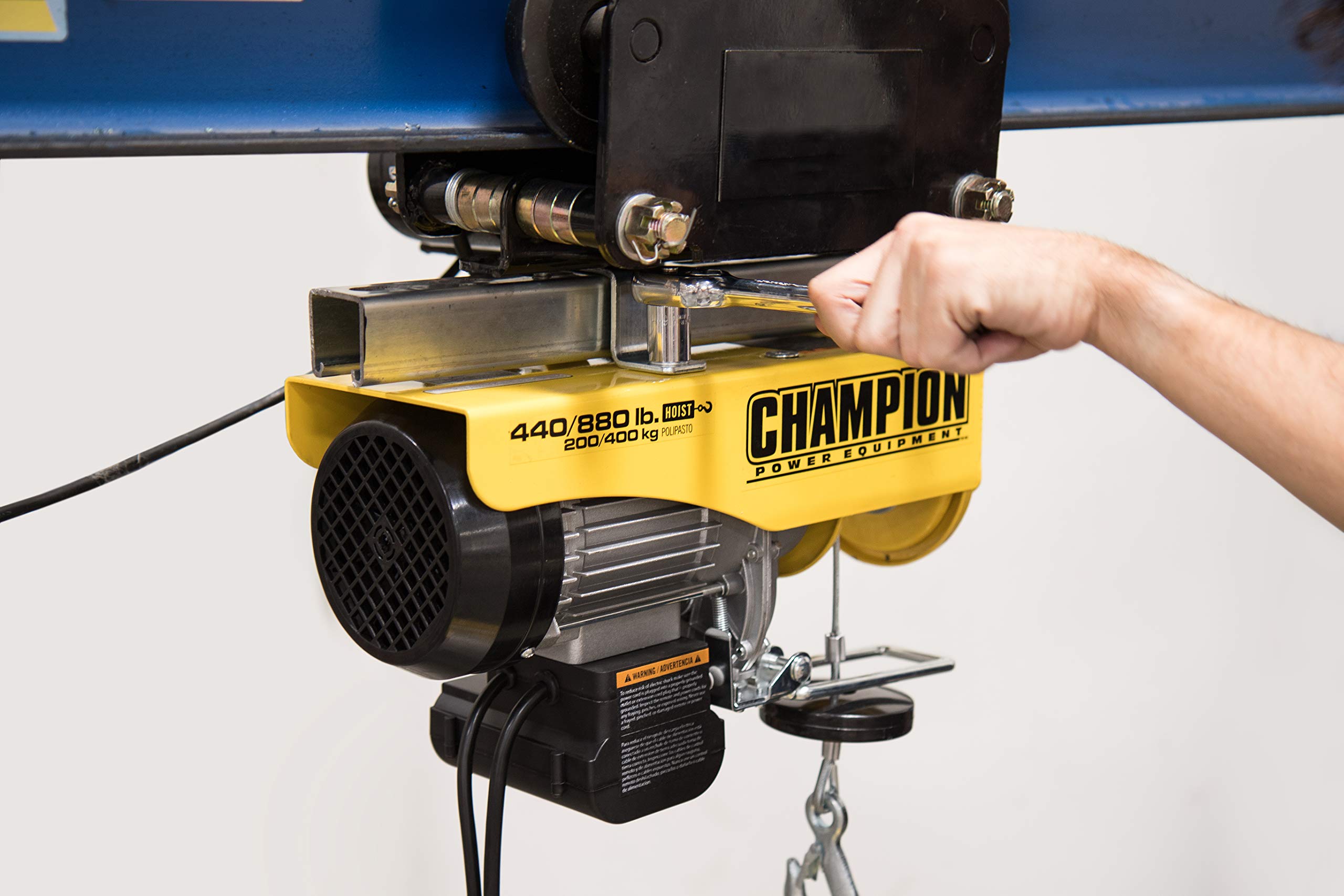 440/880-lb. Champion Power Equipment Automatic Electric Hoist with Remote Control