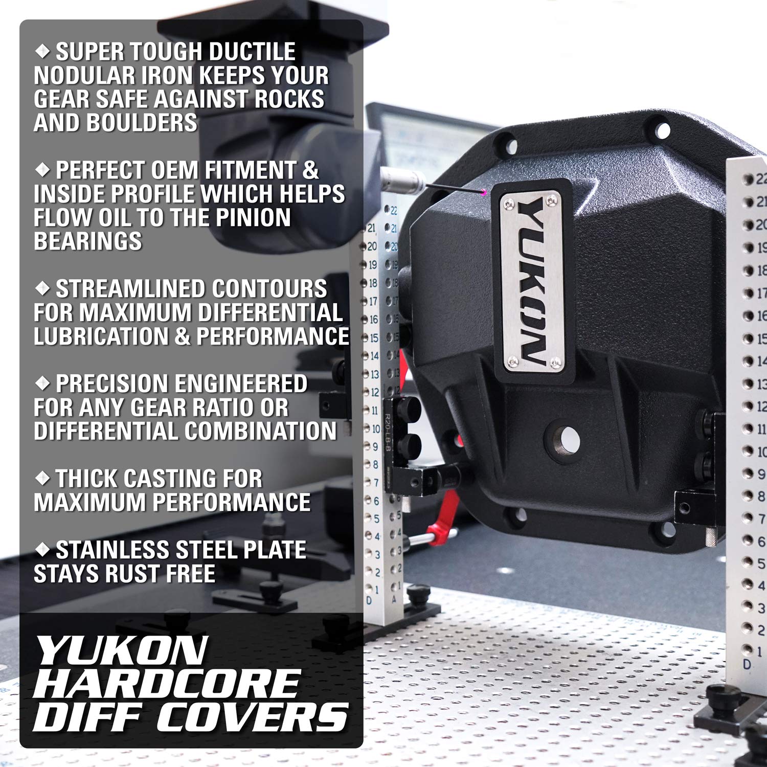 Diff Cover Yukon Gear & Axle for 2019-up Ford Ranger & Bronco M220 Rear Differential - YHCC-DM220