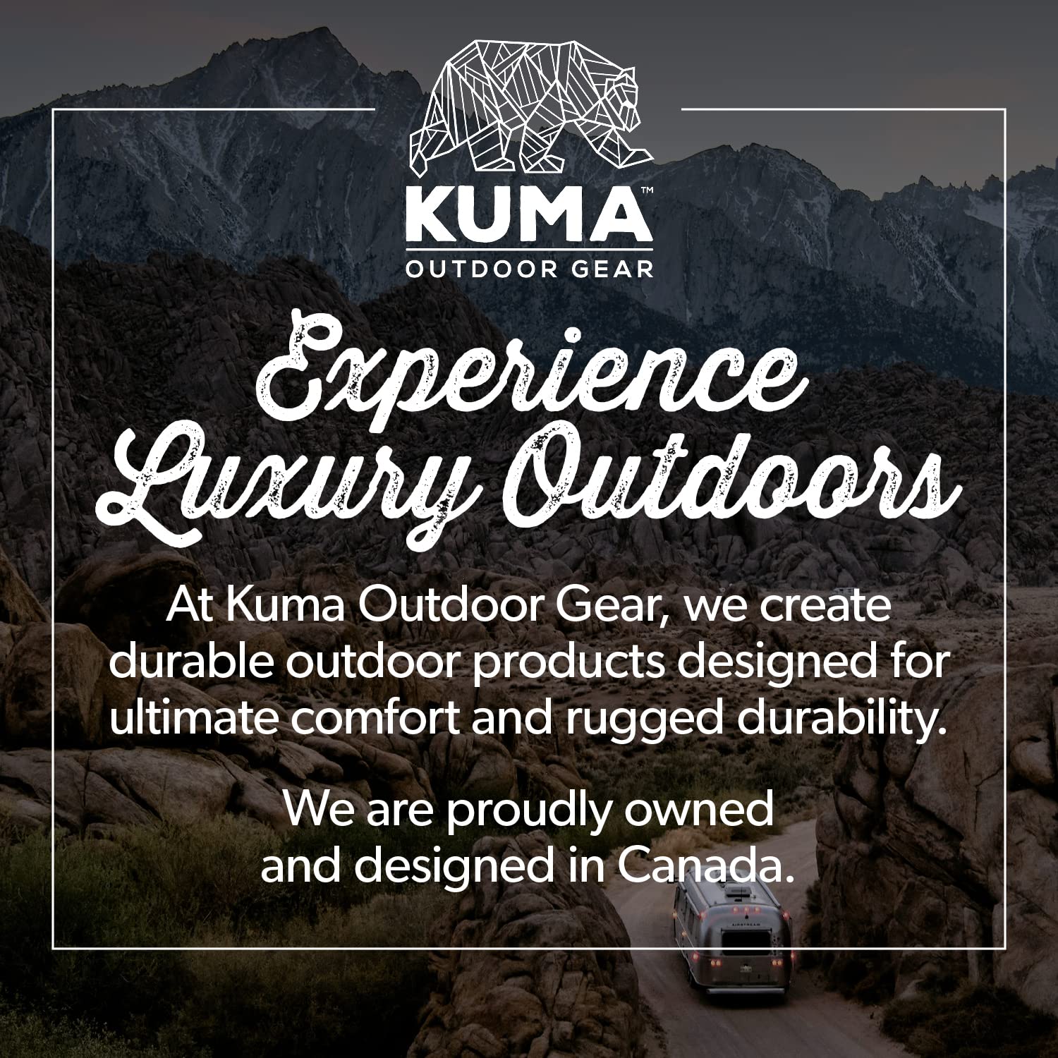 Kuma Outdoor Gear Lazy Bear Chair, Ultimate Portable Luxury Outdoor Chair with Carry Bag for Camping, Glamping, Sports & Outdoor Adventures (Red/Black)