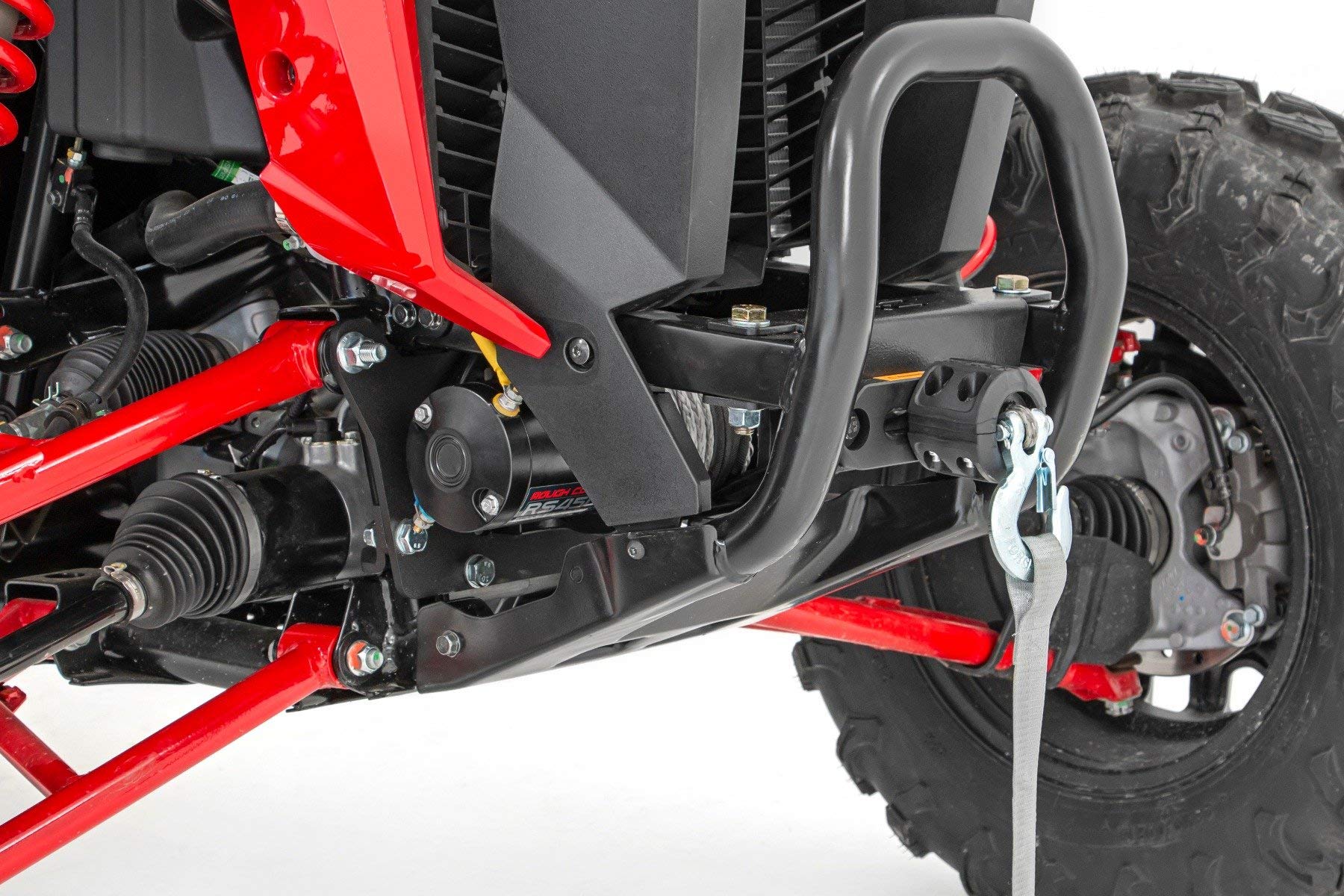 Rough Country Winch Mounting Plate for 19-21 Honda Talon - 92029, Black