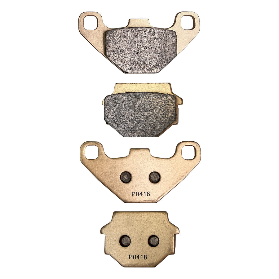 Demon Rear Left/Right Sintered Brake Pads Compatible for Yamaha/Kawasaki, Tecate/Raptor/Grizzly, High Density Sintered Metallic Material Better Grip (See Fitment Details in Description)