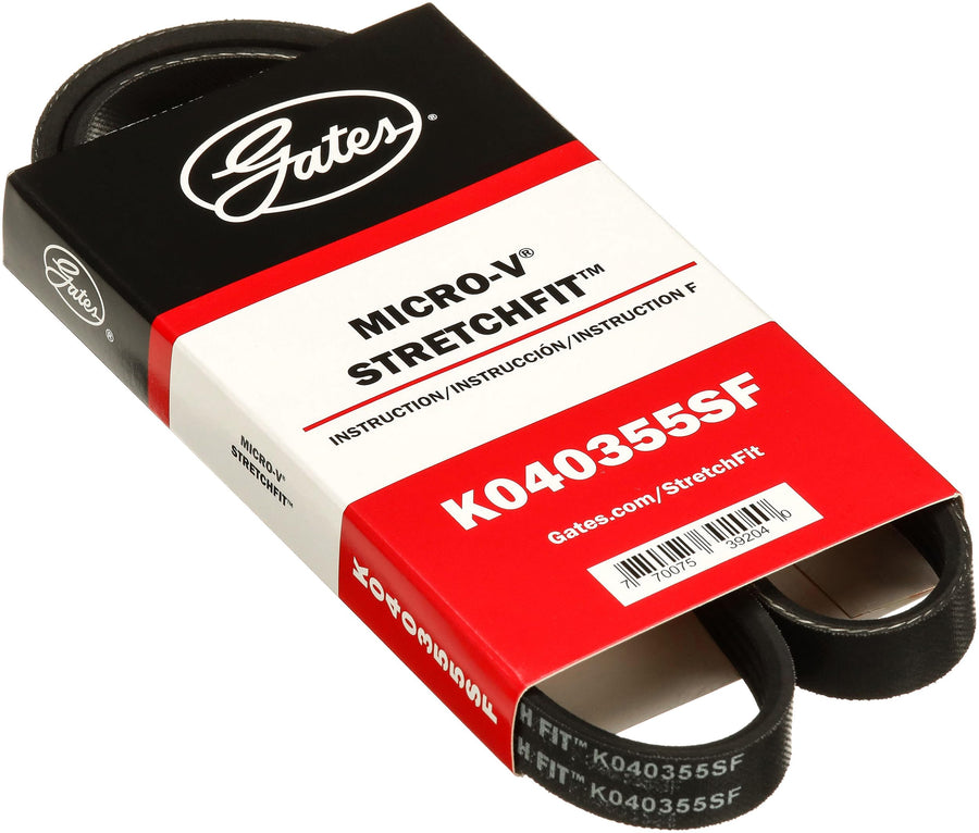 K040355SF Gates Stretch Fit Micro-V Serpentine Drive Belt