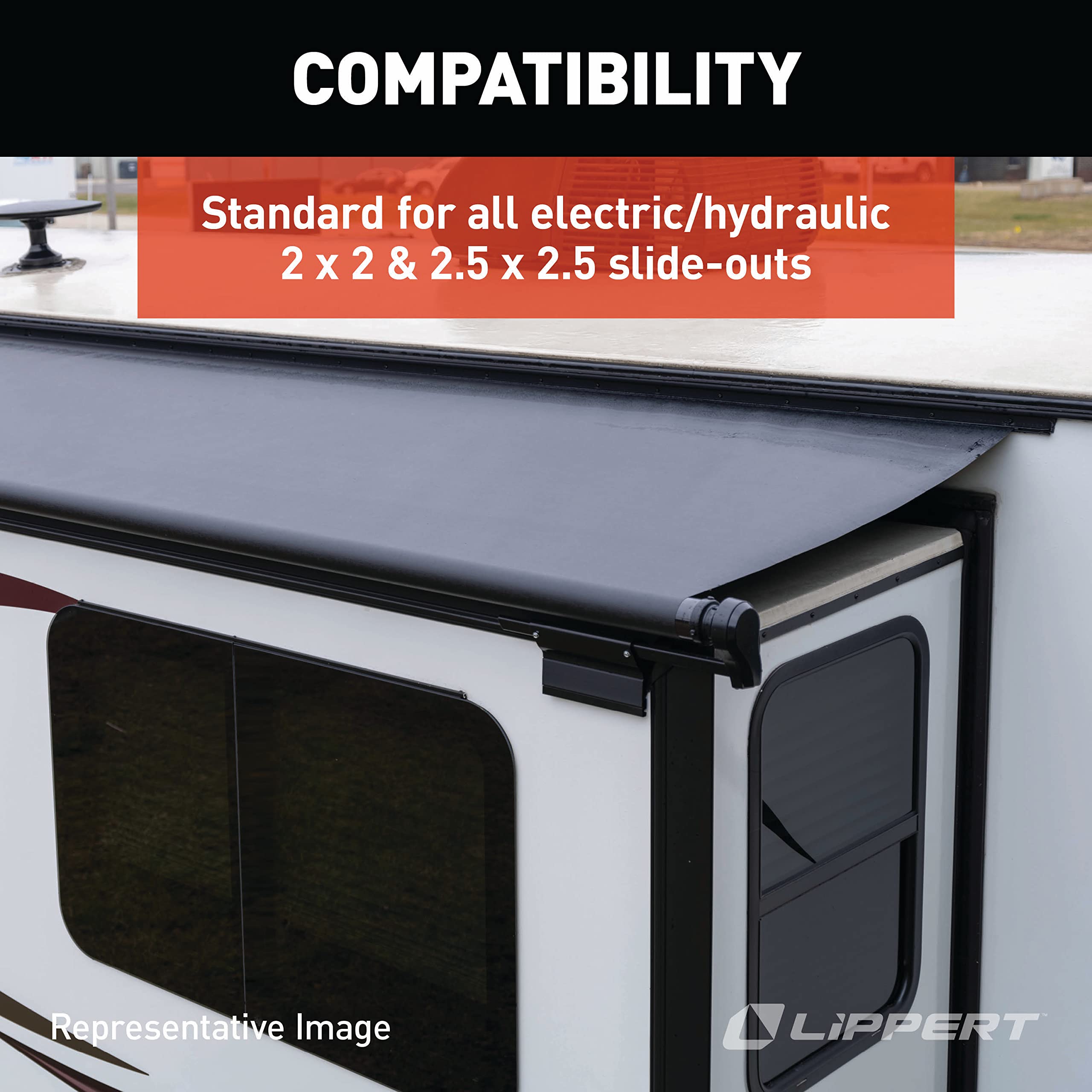 Lippert .58" Replacement Wear Tab with 1-1/2" OD for RV Slide-Out Systems, Easy DIY Installation, for Use in Inner Tube Assemblies - 277882