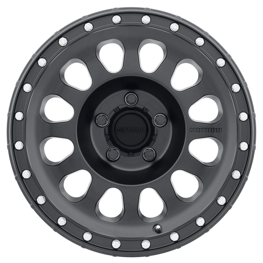 Method Race Wheels 17x9" Matte Black 5x5", 12mm offset 4.5" Backspace, MR31579050512N