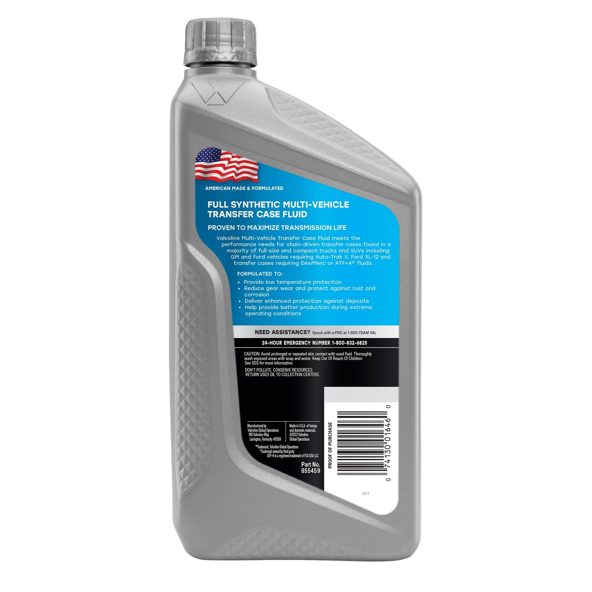 Multi-Vehicle Valvoline Conventional Transfer Case Fluid 1 Quart