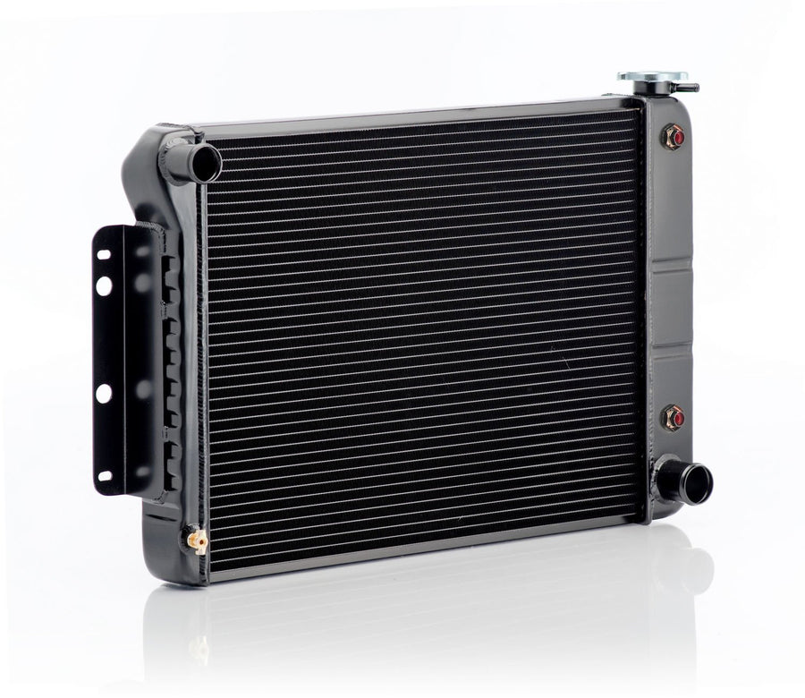 Be Cool 17168 Restoration OE Black Finish Crossflow Radiator