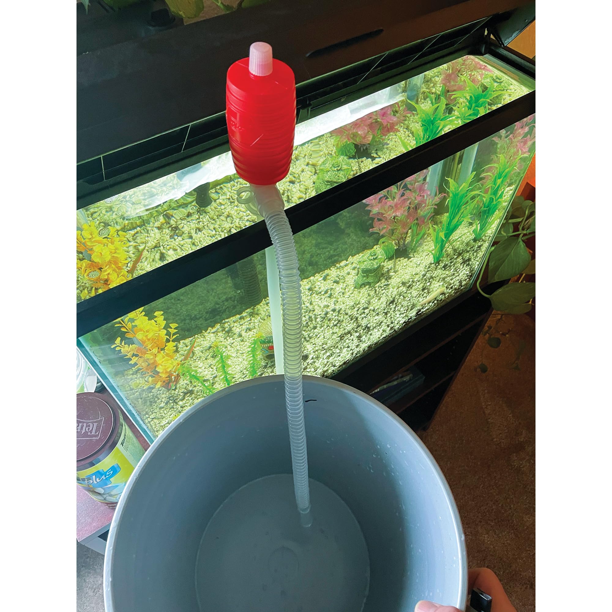 1542 Performance Tool Fuel & Fluid Transfer Siphon Pump, HDPE Plastic, Solvent-Resistant, 3 GPM Flow Rate, Simple Siphon Action