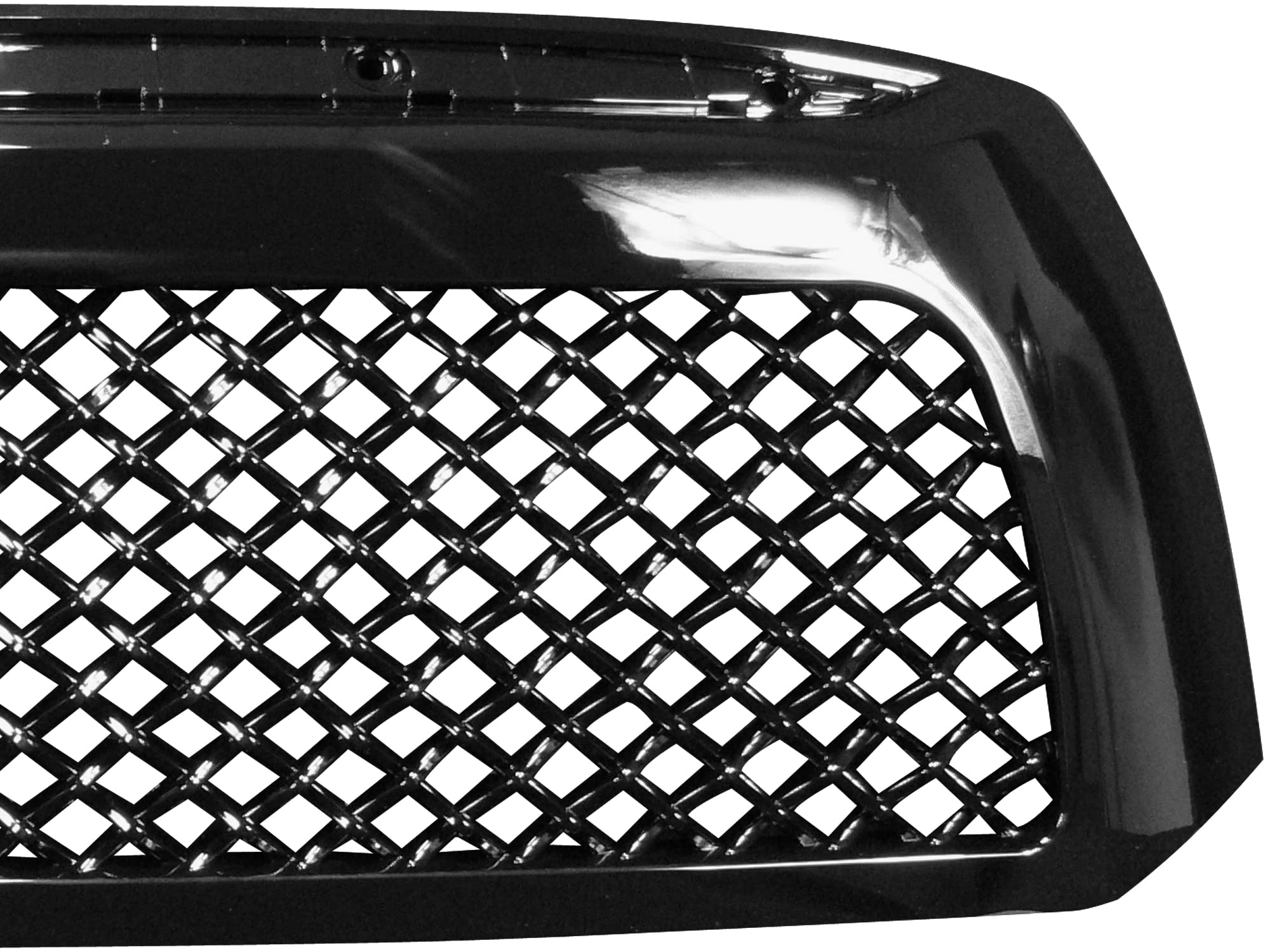 7150317 Armordillo USA Mesh Front Hood Bumper Grille - Gloss Black Fits 2007-2009 Toyota Tundra