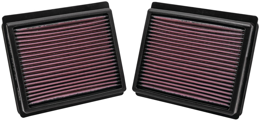 High-Flow K&N Original Lifetime Engine Air Filter: Increase Power: Premium, Washable: Compatible with 2009-2019 Infiniti: M35, M37, Q70, 33-2440