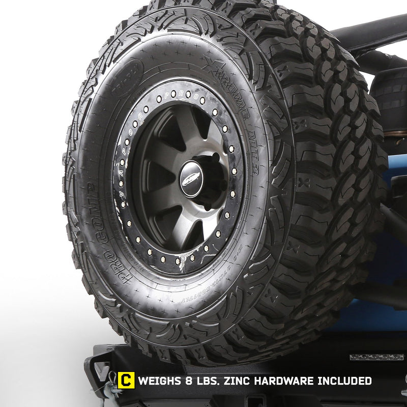 SLANT BACK SmittyBilt TIRE MOUNT - SB76857-05